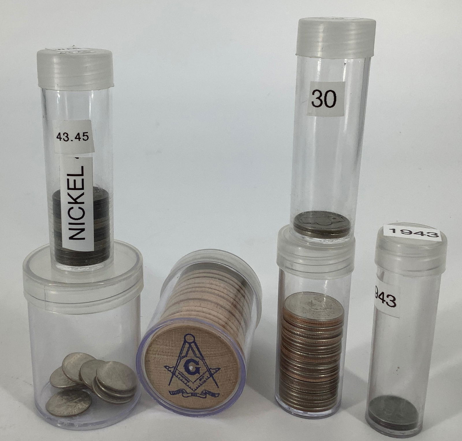 Lot Of Rolled U.S Coins Organized By Various Dates (1 of 7)