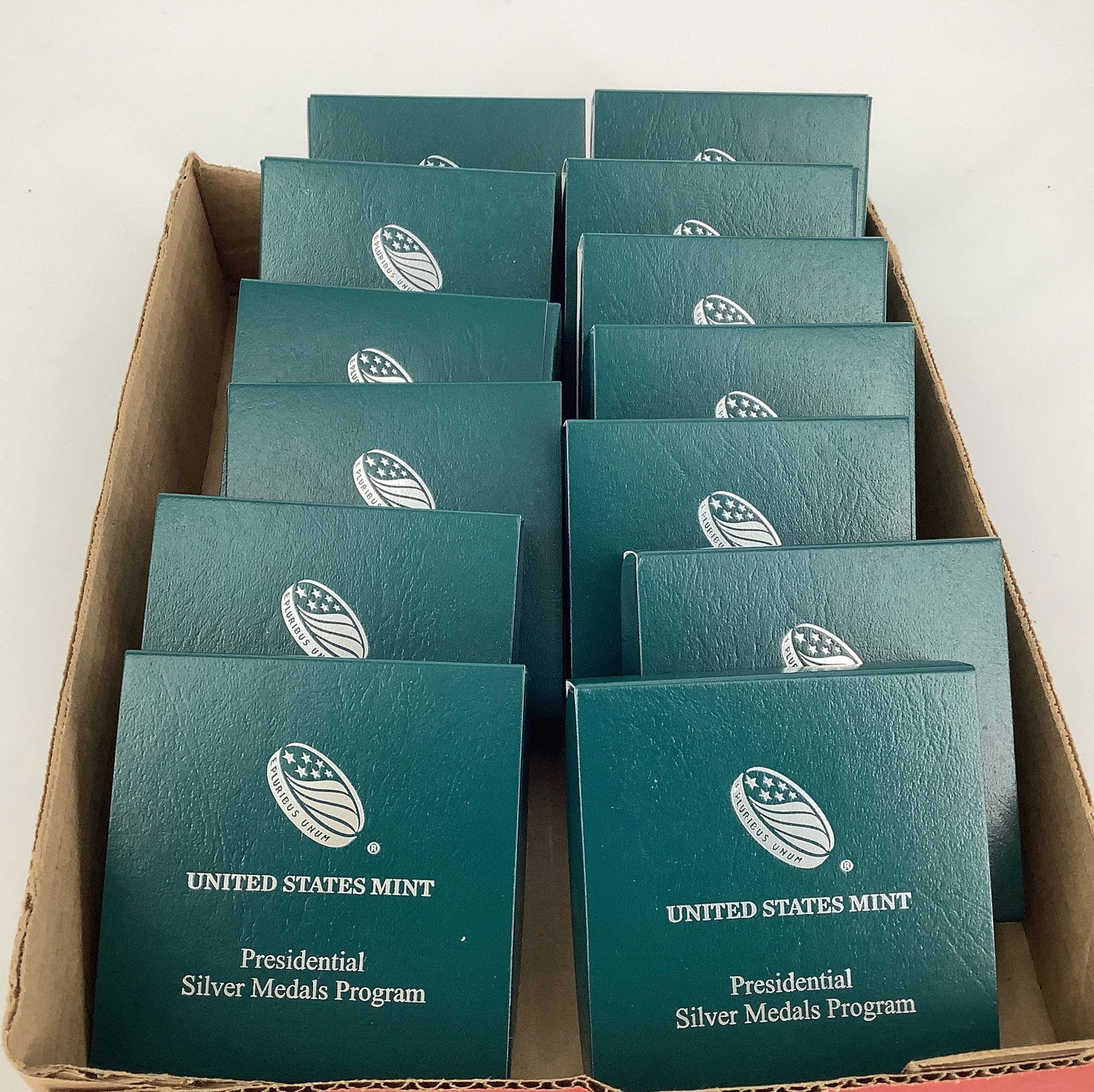 (13) U.S. Mint Presidential Silver Medals: * (13) U.S. Mint Presidential Silver Medals Each contain 1 troy oz of fine silver with Presidents including John Quincy Adams, William Harrison, James K Polk, Zachary Taylor, Franklin Pierce, Martin V