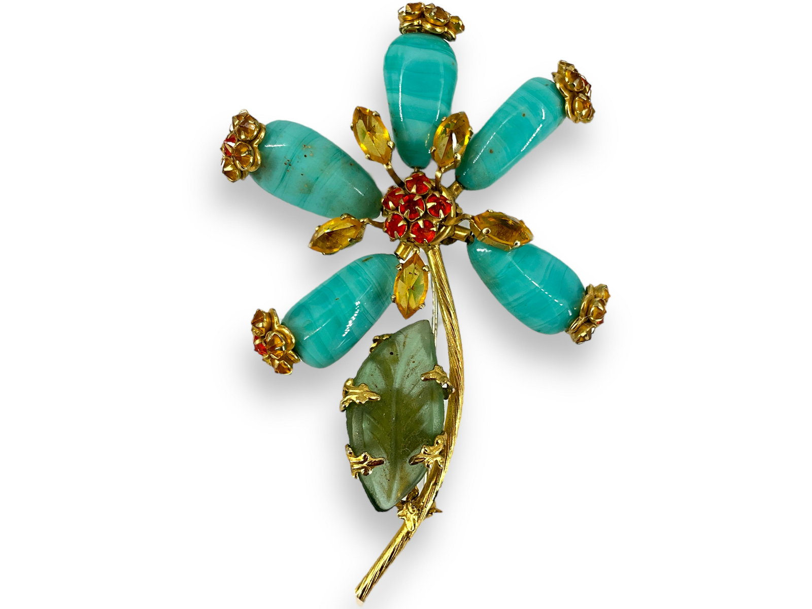 Unique ìSchreiner New Yorkî Costume Brooch (1 of 4)