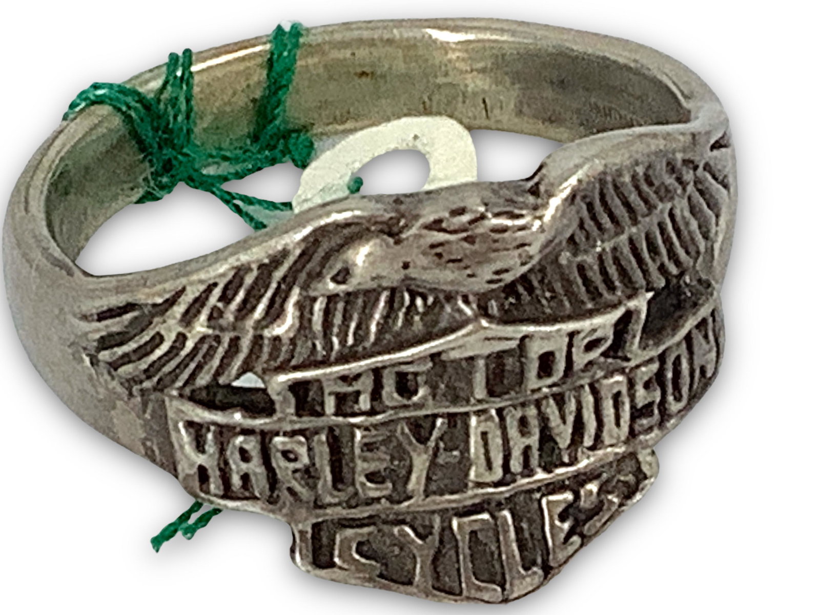 Sterling "Harley Davidson Motor Cycles" Ring (1 of 4)