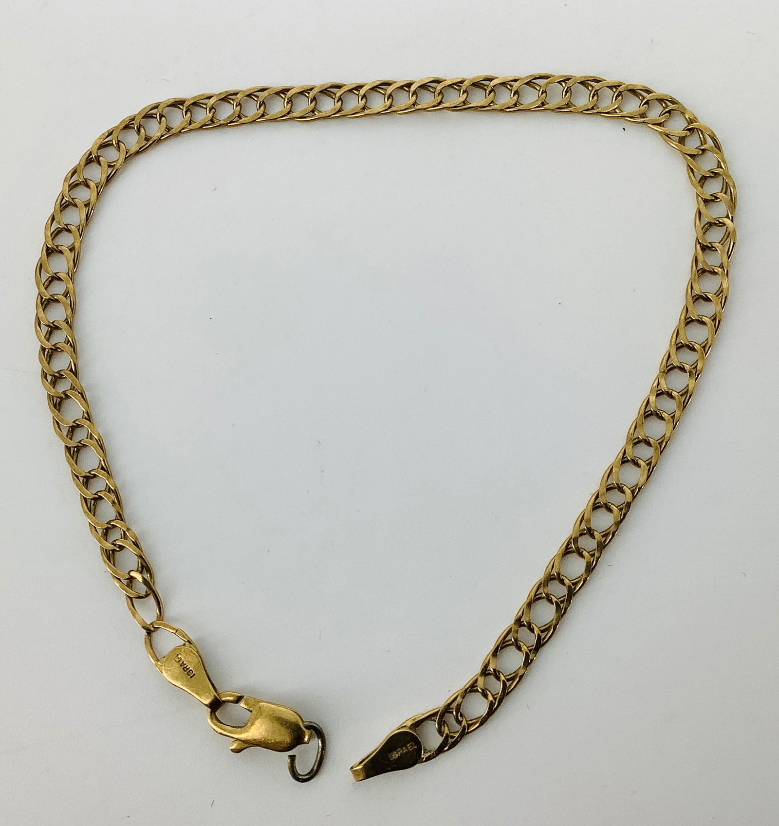 14k Yellow Gold Double Circle Link Bracelet (1 of 3)