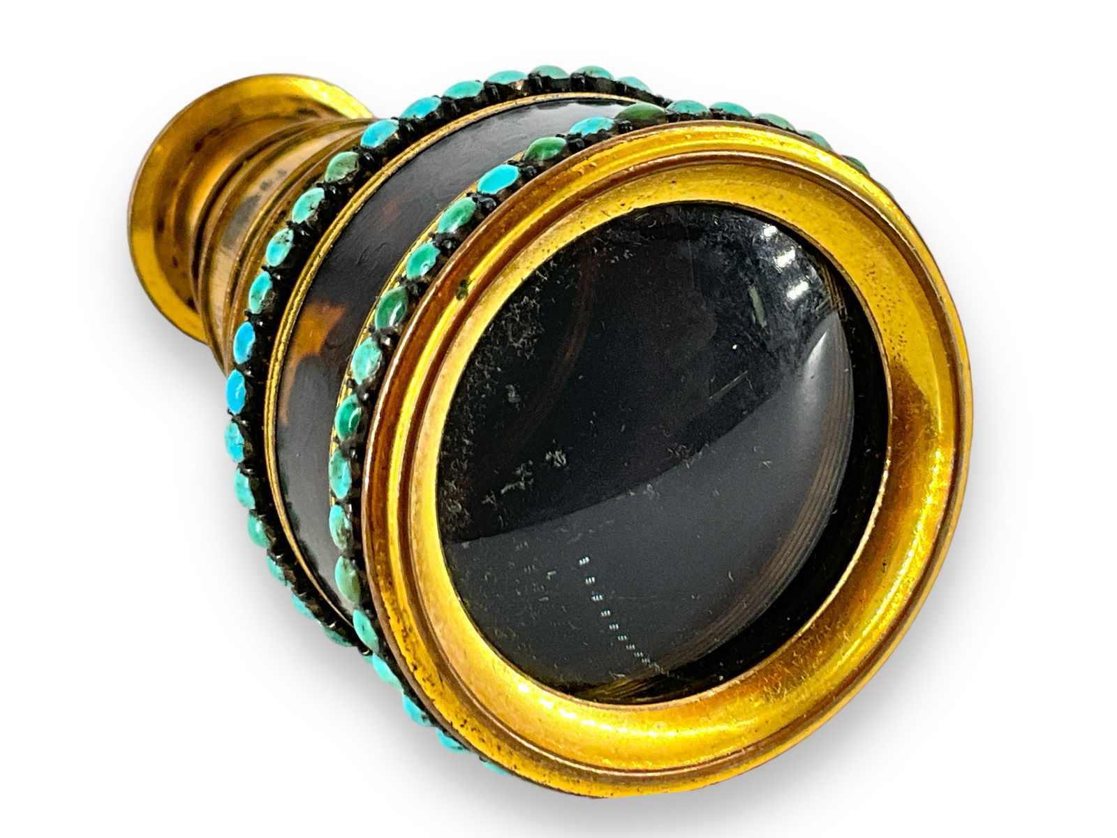 Awesome Antique Brass Magnifying Spyglass (1 of 4)