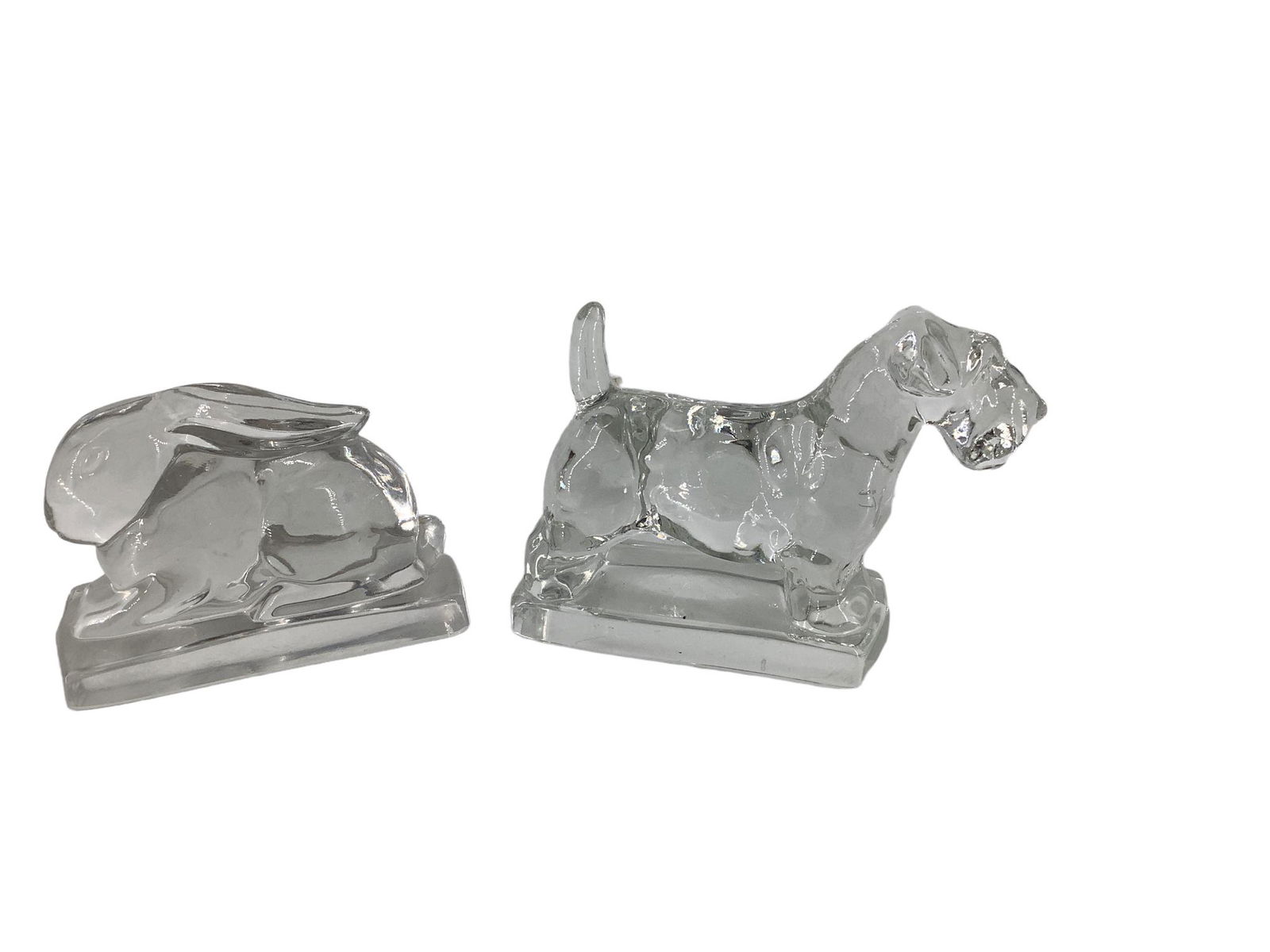 Heisey Lot of (2) Animals (1 of 1)