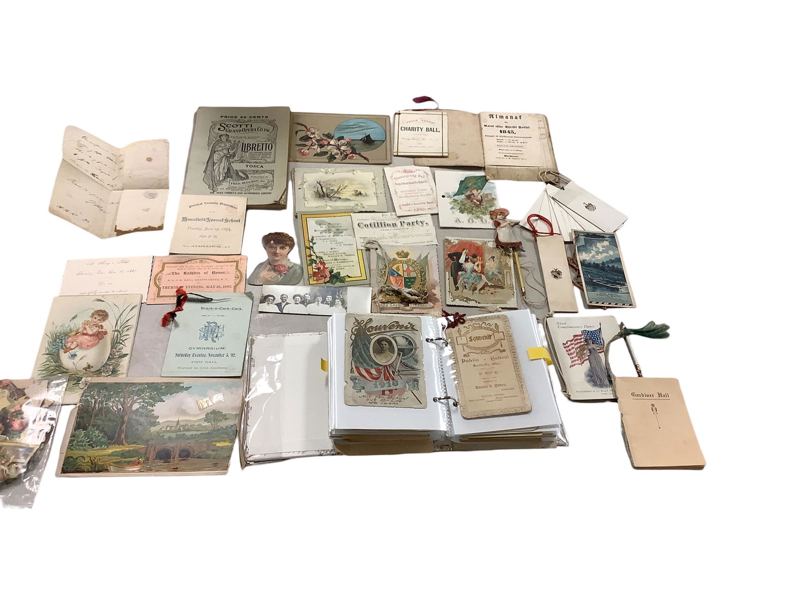 Large Assortment of Ephemera from 1845 - 1935 (1 of 2)