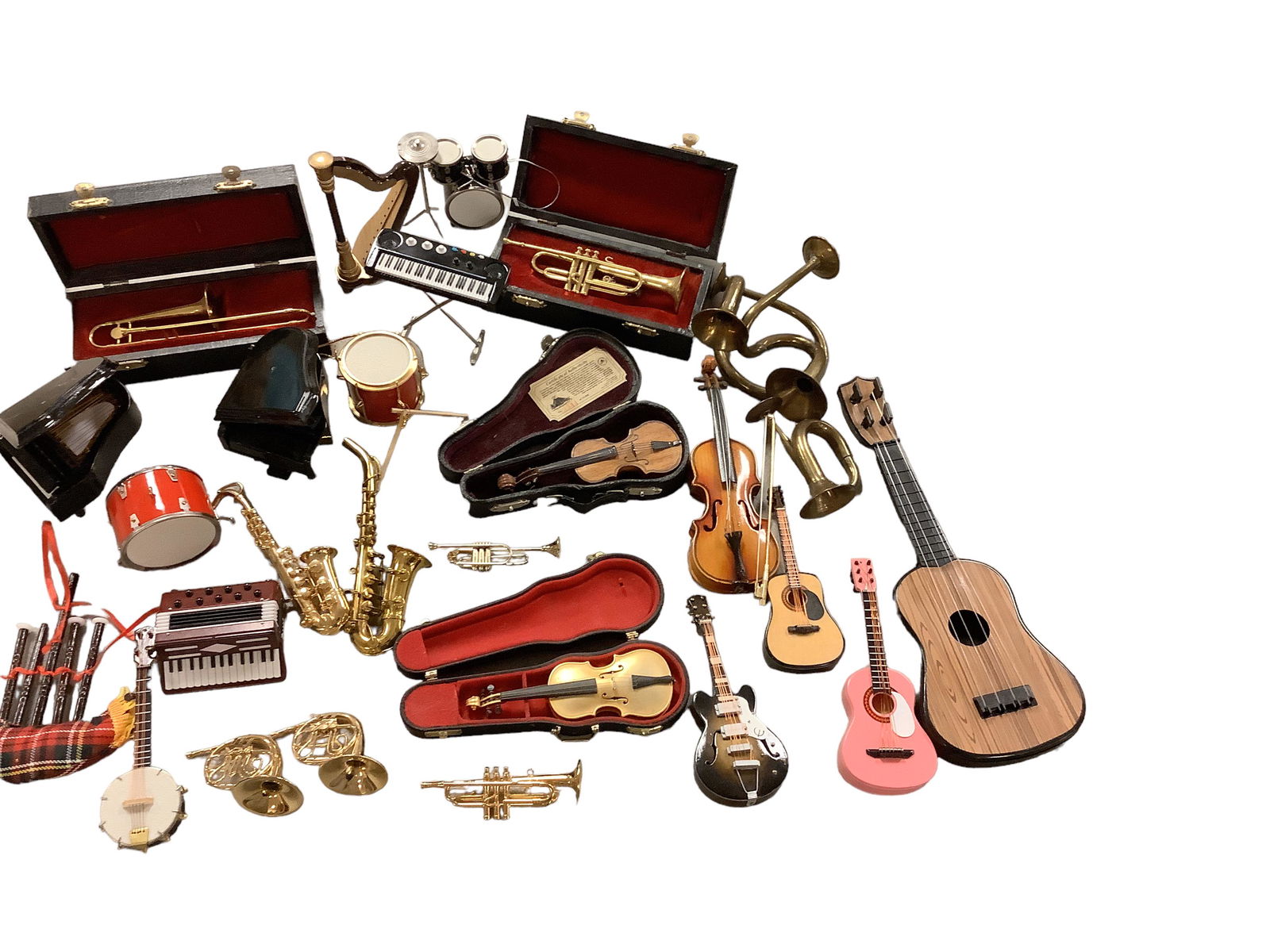 Assortment of Miniature Musical Instruments (1 of 1)