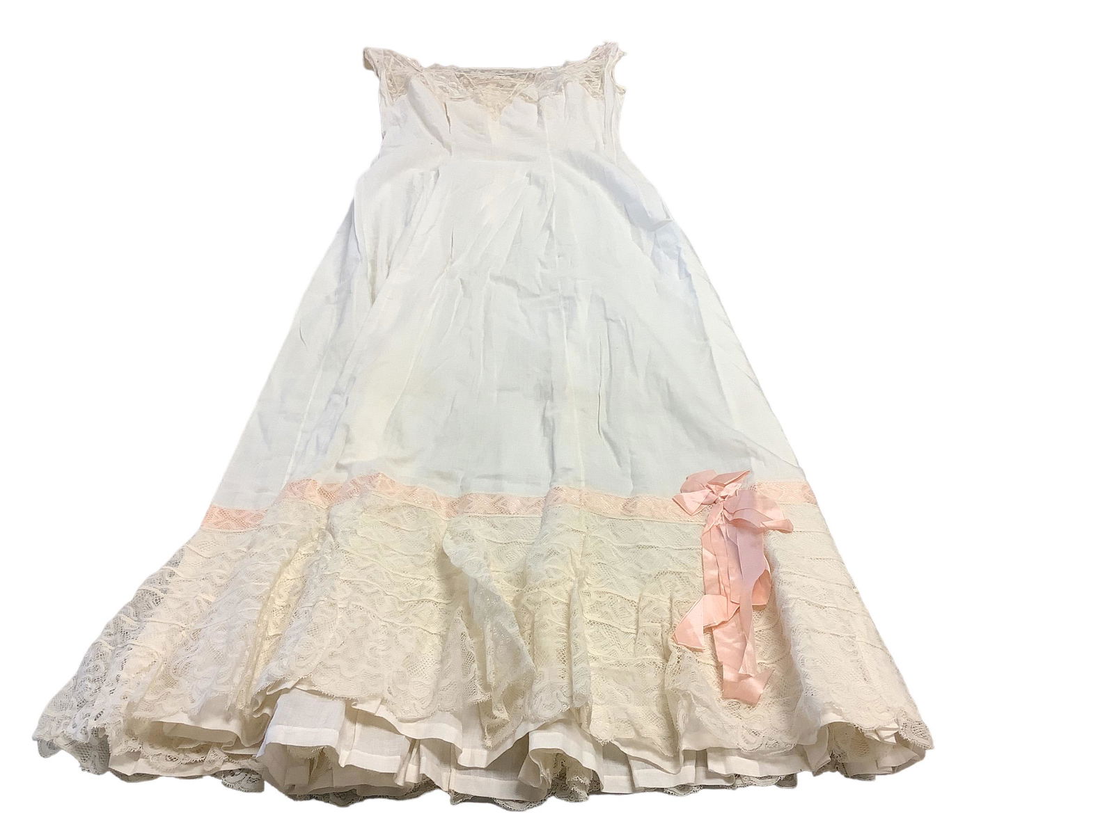 Vintage Pretty Chemise, Lace Shawl, Antique Nightcap, Apron and More (1 of 3)