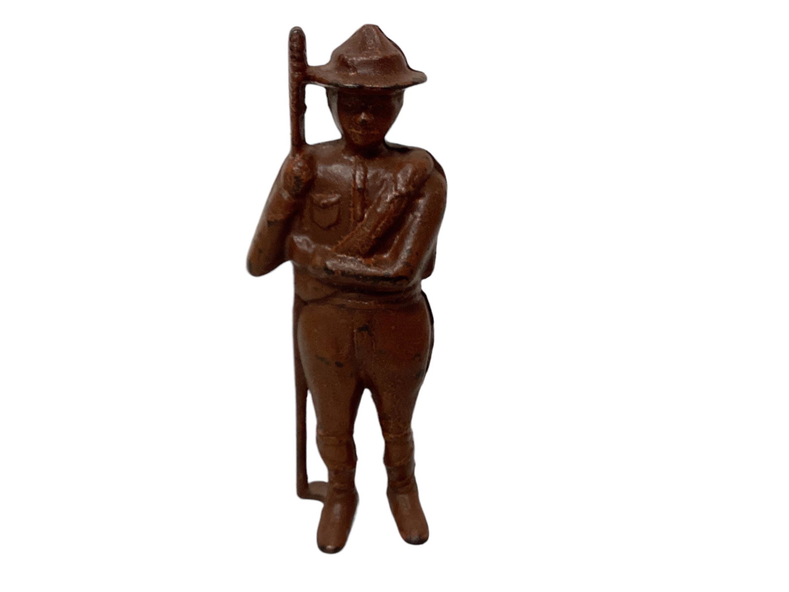 Cast Iron Bank Boy Scout (Soldier Boy) Bank: Cast Iron Bank Boy Scout (Soldier Boy) Bank 6îH