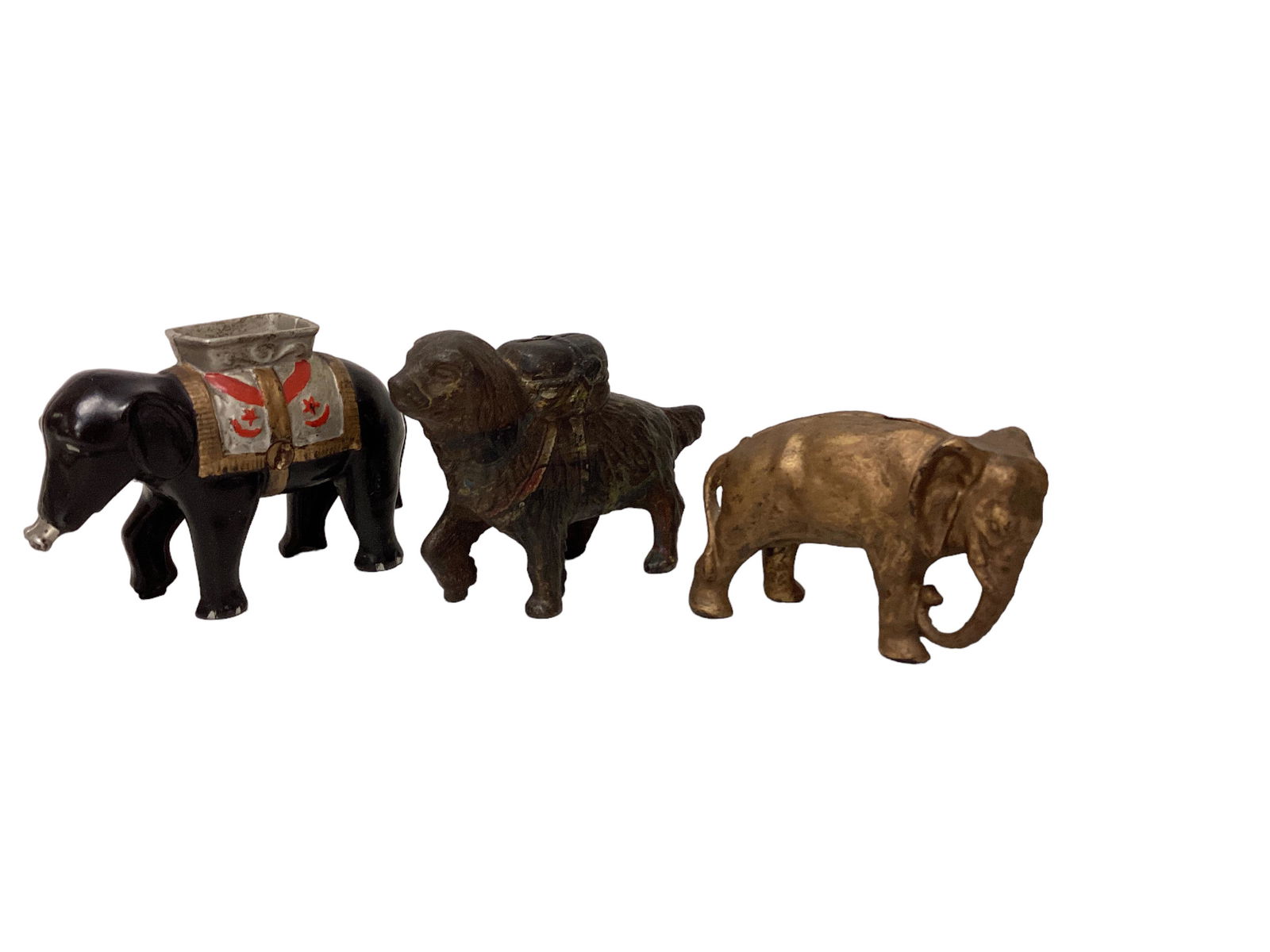 Three Cast Iron Banks (1 of 2)