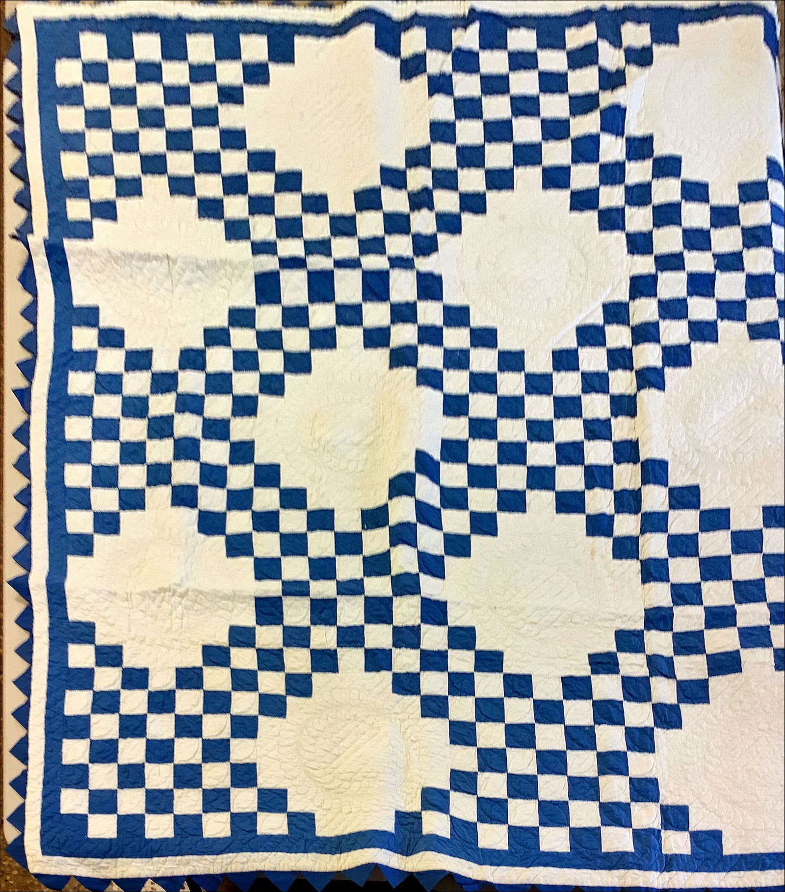 Blue and White Quilt (1 of 3)