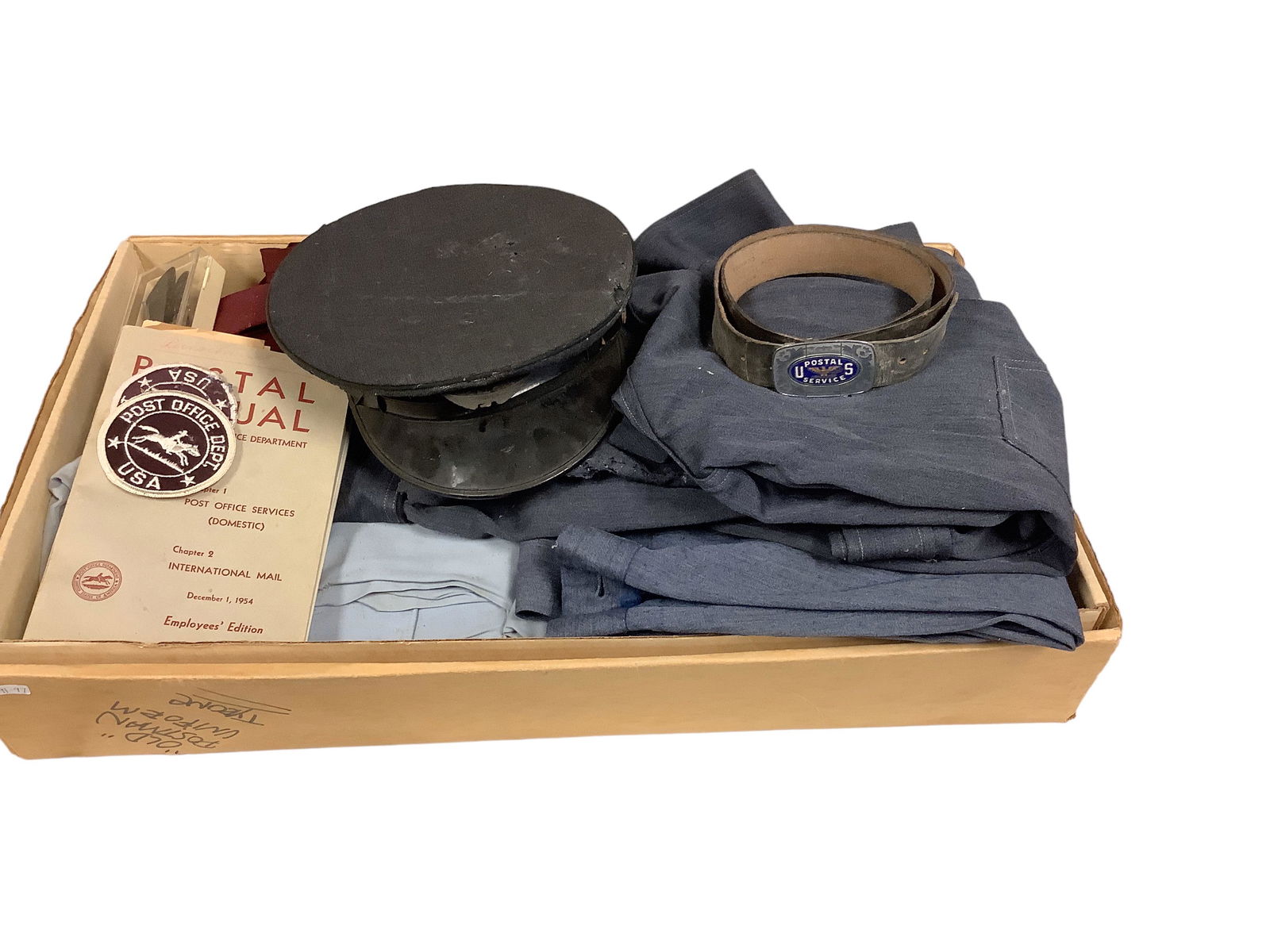 Postal Uniforms and 1954 Handbook (1 of 1)