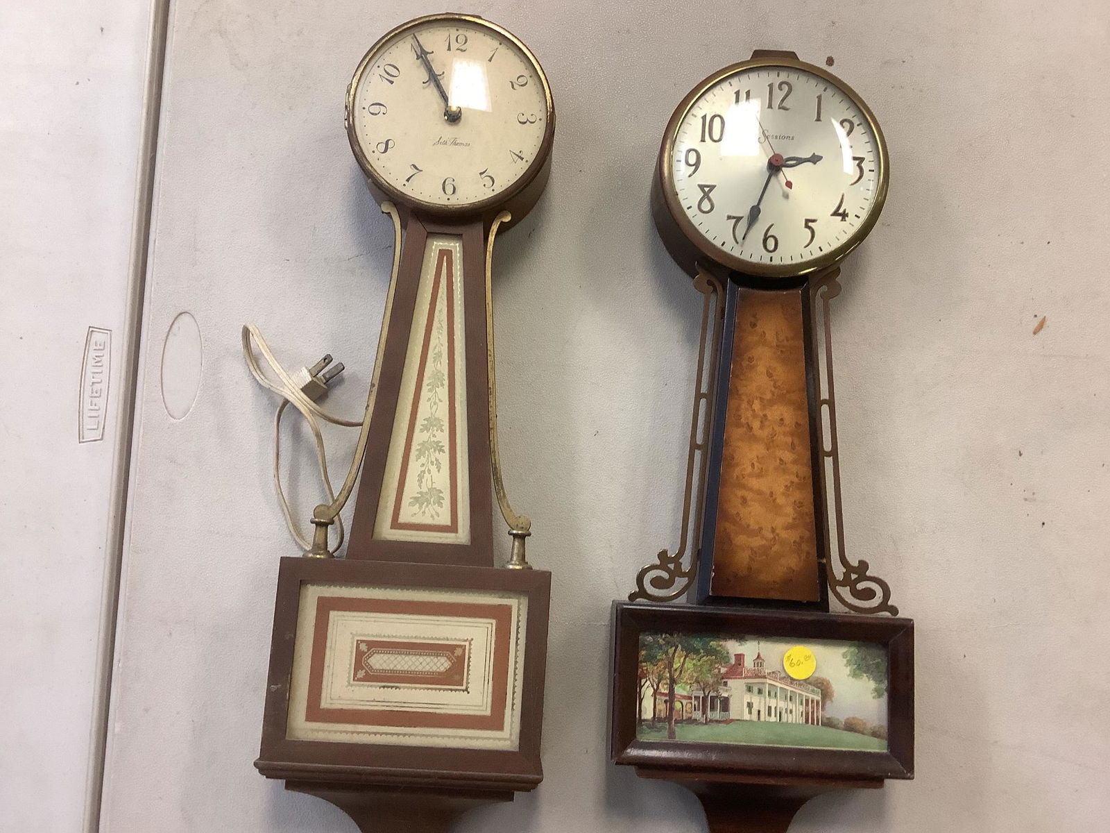 (2) Wall Clocks: (2) Wall Clocks Not checked for working condition.