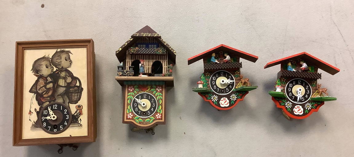 (4) West Germany Clocks
