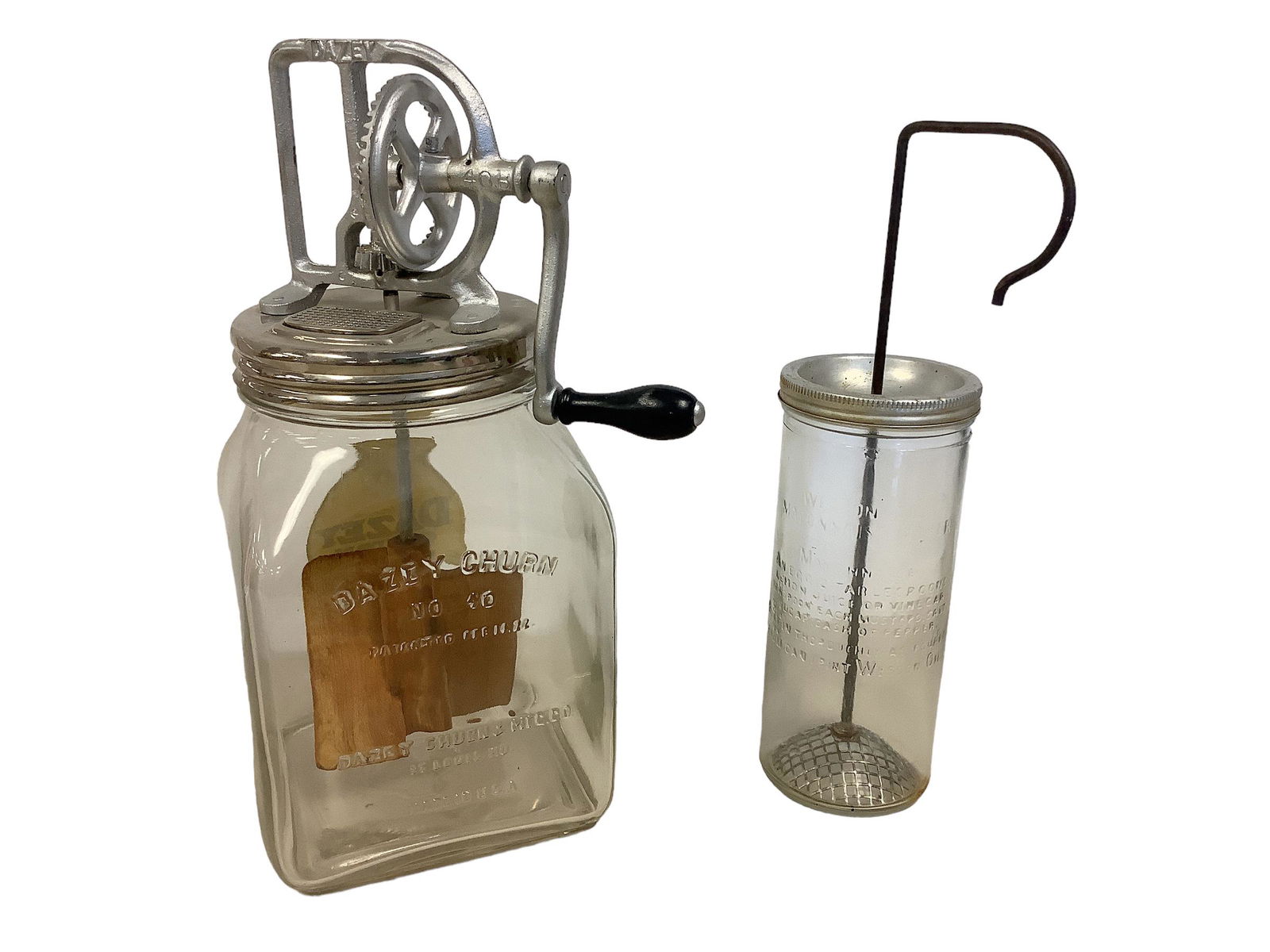 Dazey Churn No.40 and 1pt Wesson Oil Mayonnaise Maker (1 of 1)