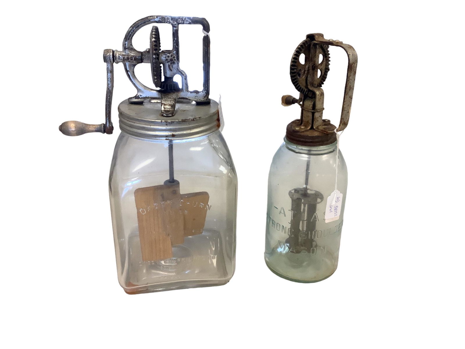 Dazey Butter Churn No.60 and Atlas Strong Shoulder Mason (1 of 1)