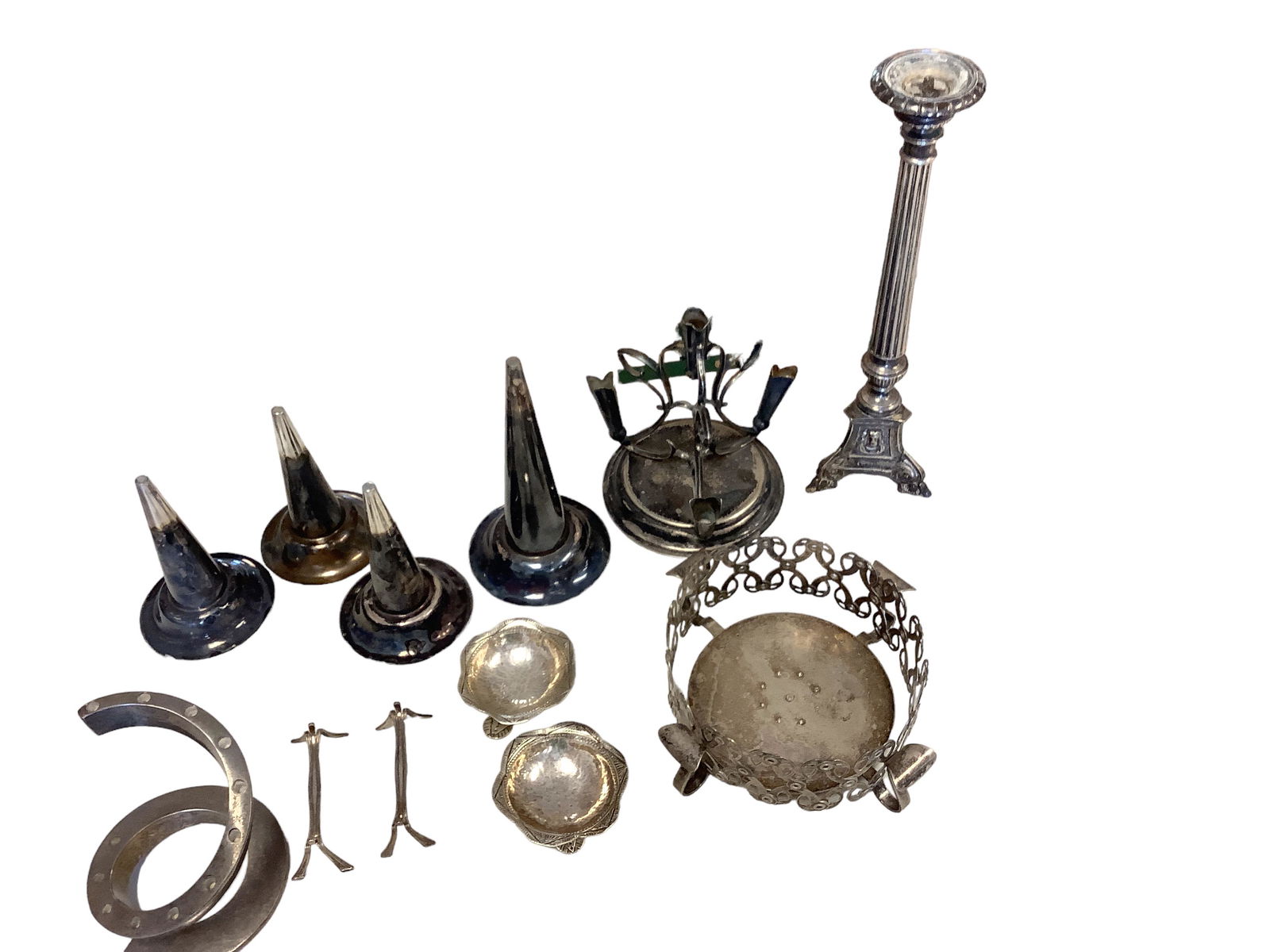 Lot of Silver Plated Items & Dansk Candle Holder (1 of 1)