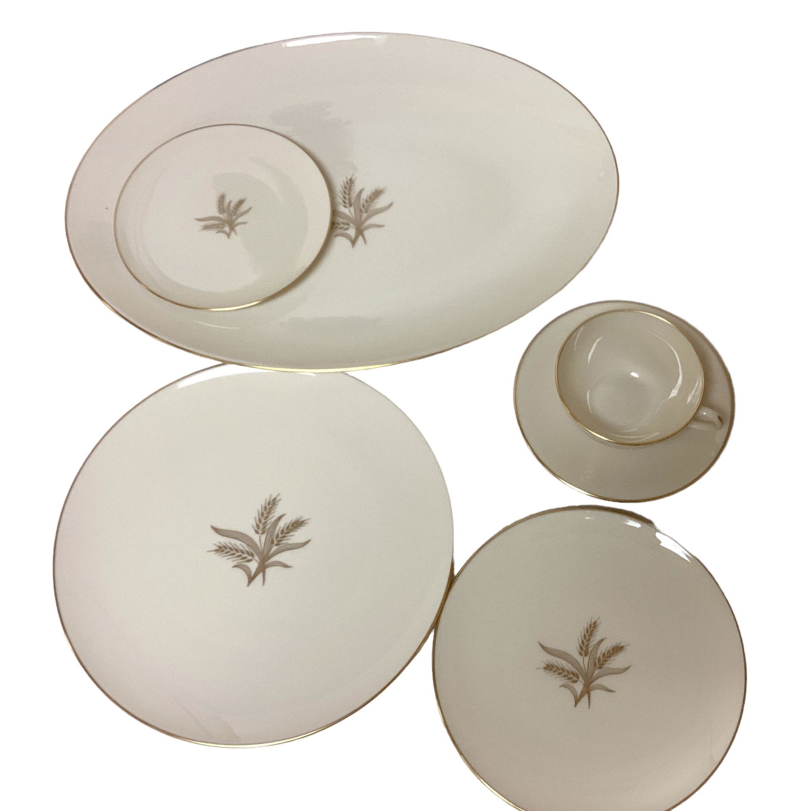 Lenox ìWheatî Placesetting Pieces (1 of 3)
