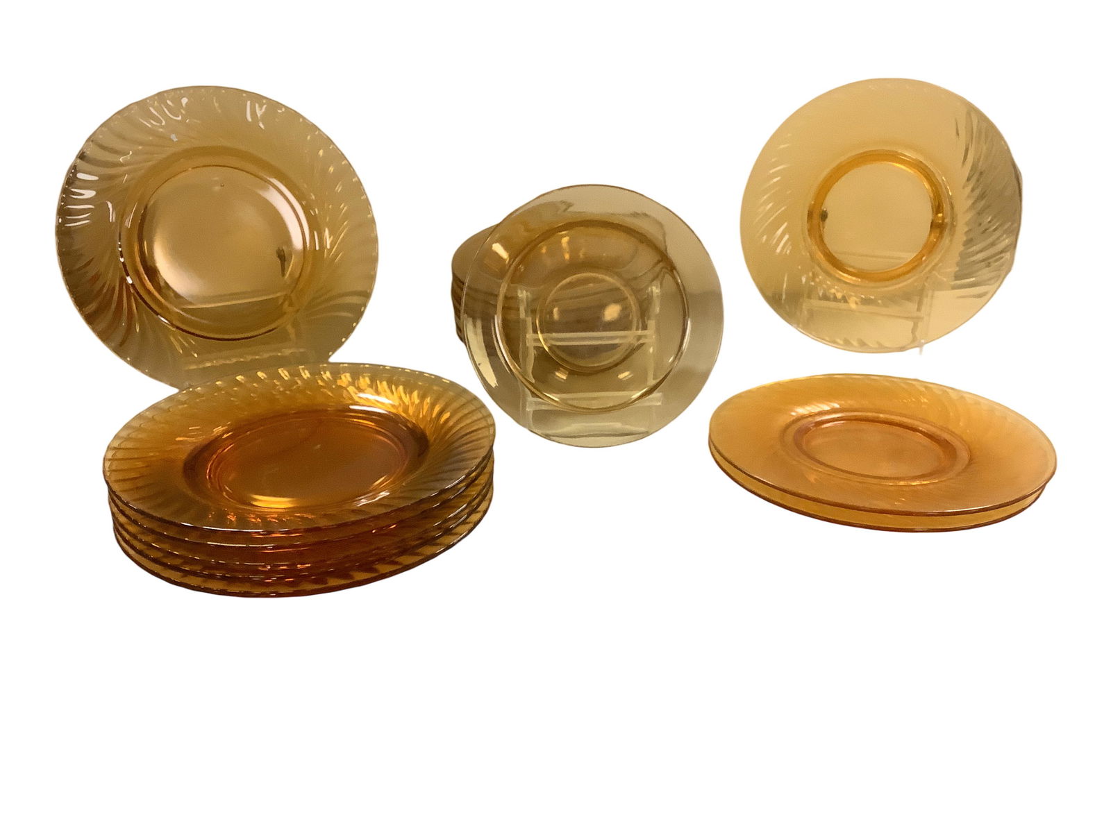 Amber Glass Tableware (1 of 2)