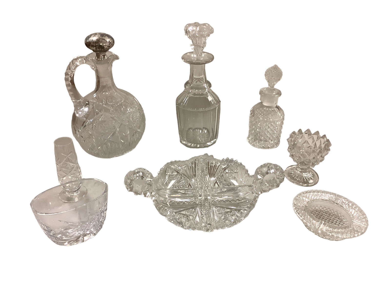 Lot of Cut Glass Items (1 of 1)