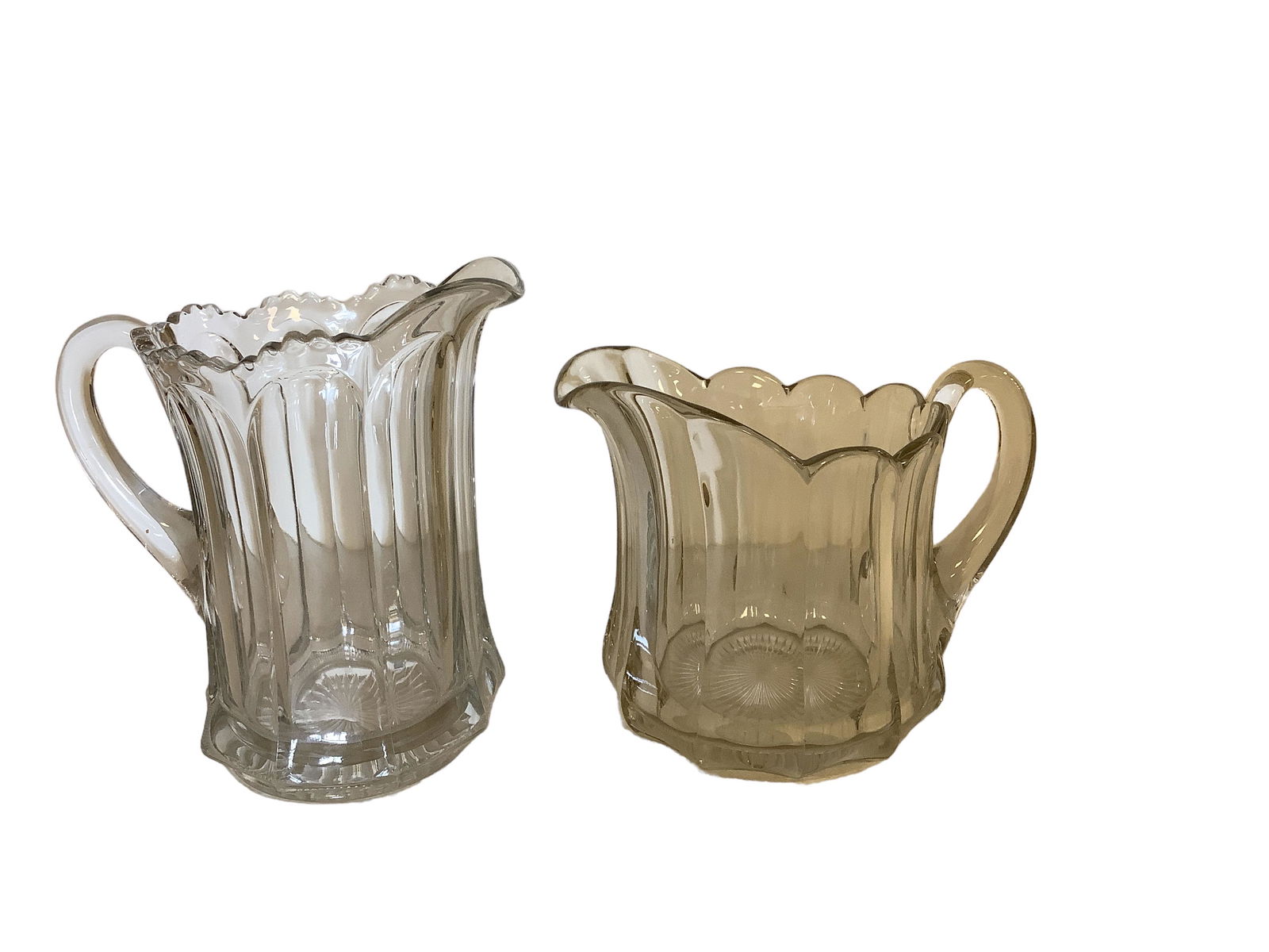 Heisey Lot of (2) Pitchers (1 of 1)