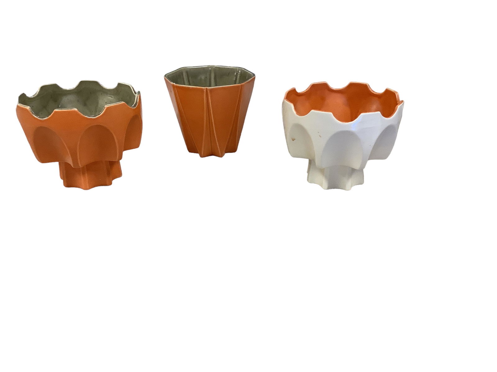 Mid Century Red Wing Ceramic Vases (1 of 1)