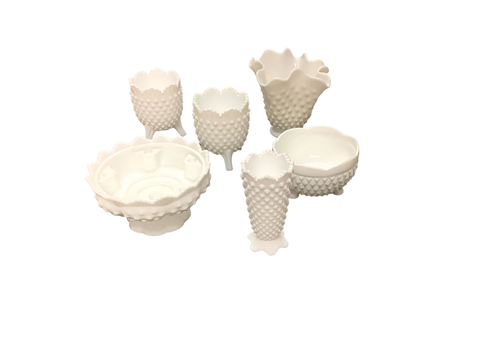 Hobnail Milk Glass (1 of 1)