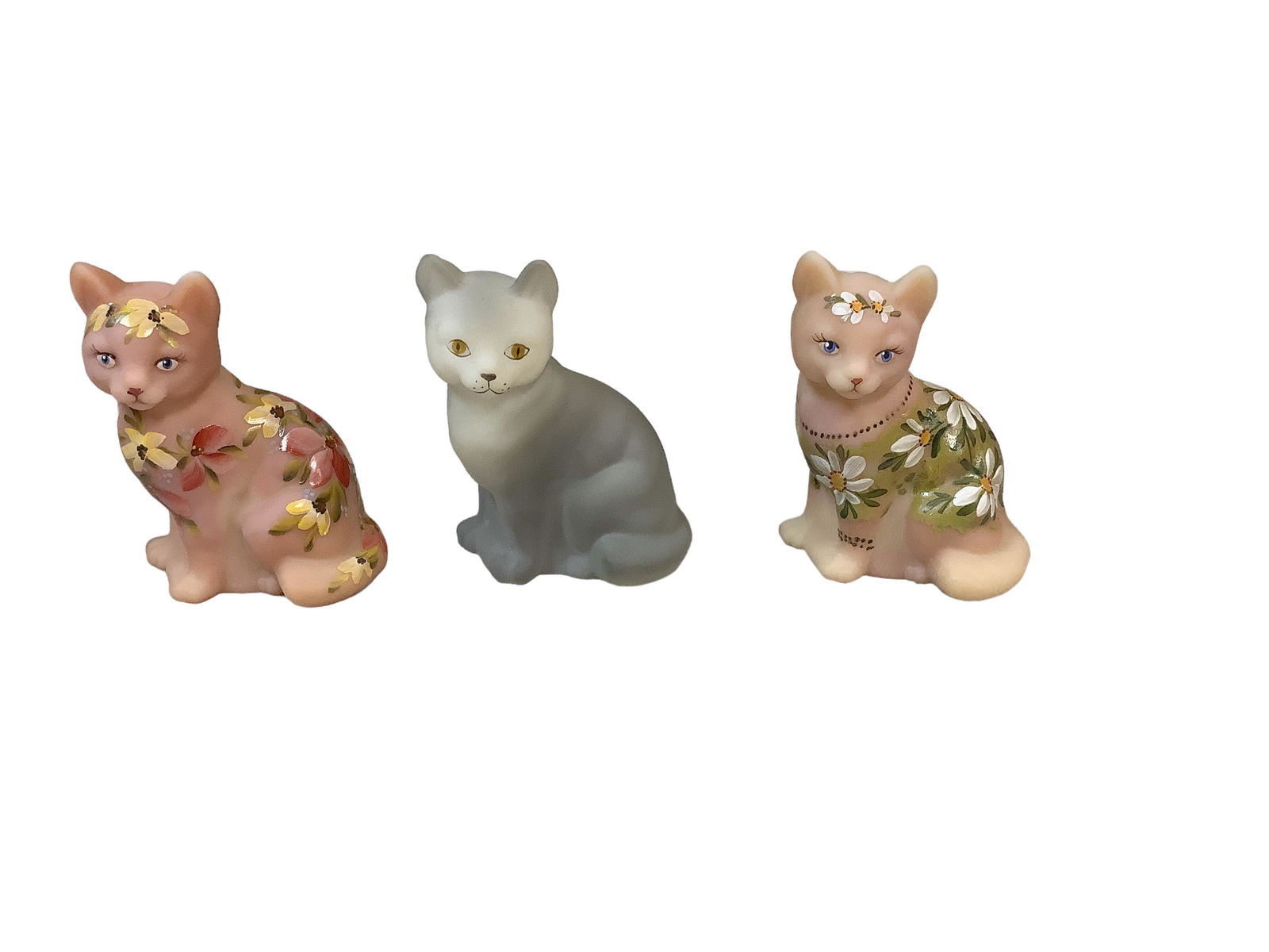 Fenton Glass Cat Figurines (1 of 2)
