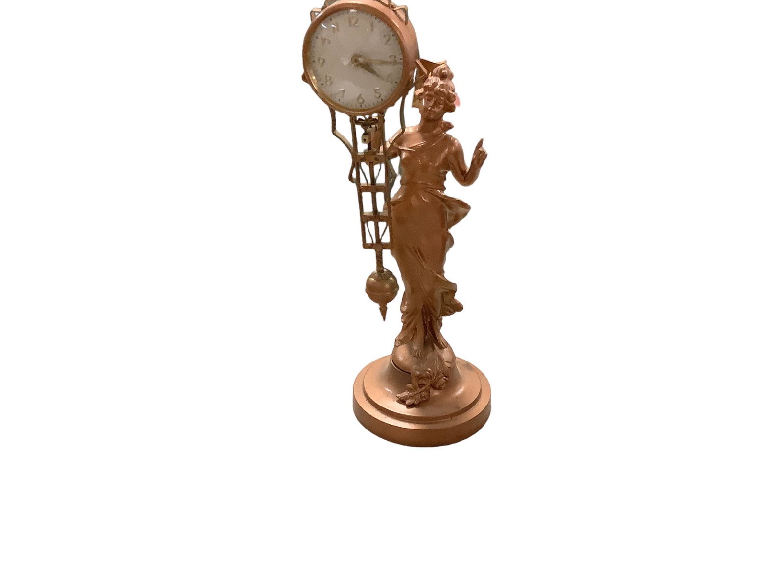 Swinging Figural Clock (1 of 1)