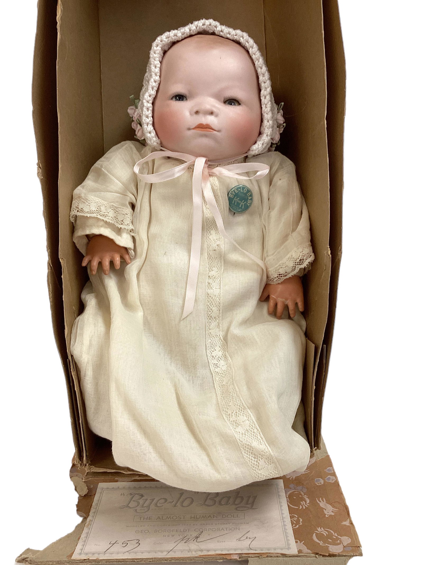 K & K Bye-Lo Bisque Flange Head Baby (1 of 5)