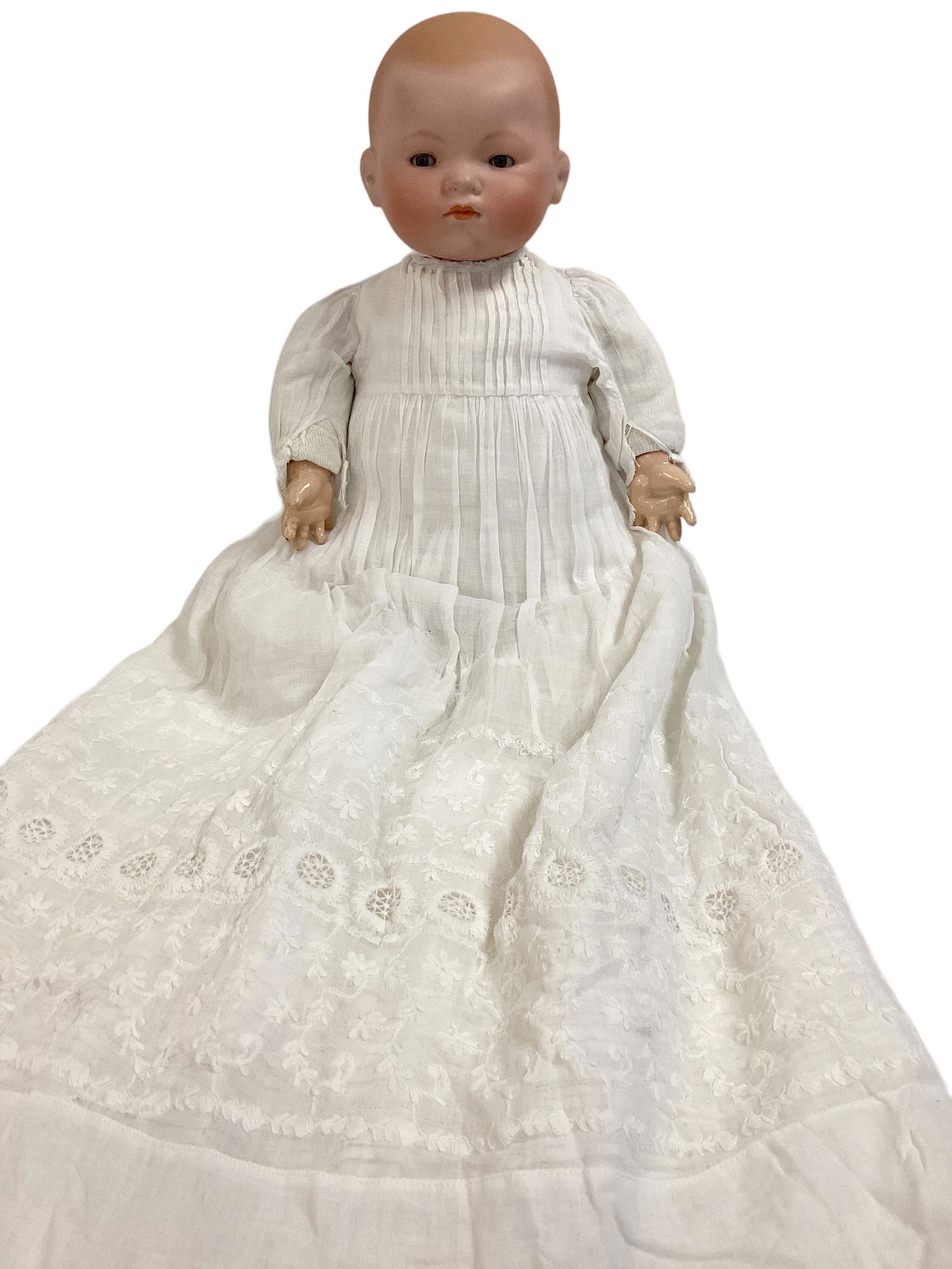 Armand Marseille 341 Bisque Flange Head Infant (1 of 4)