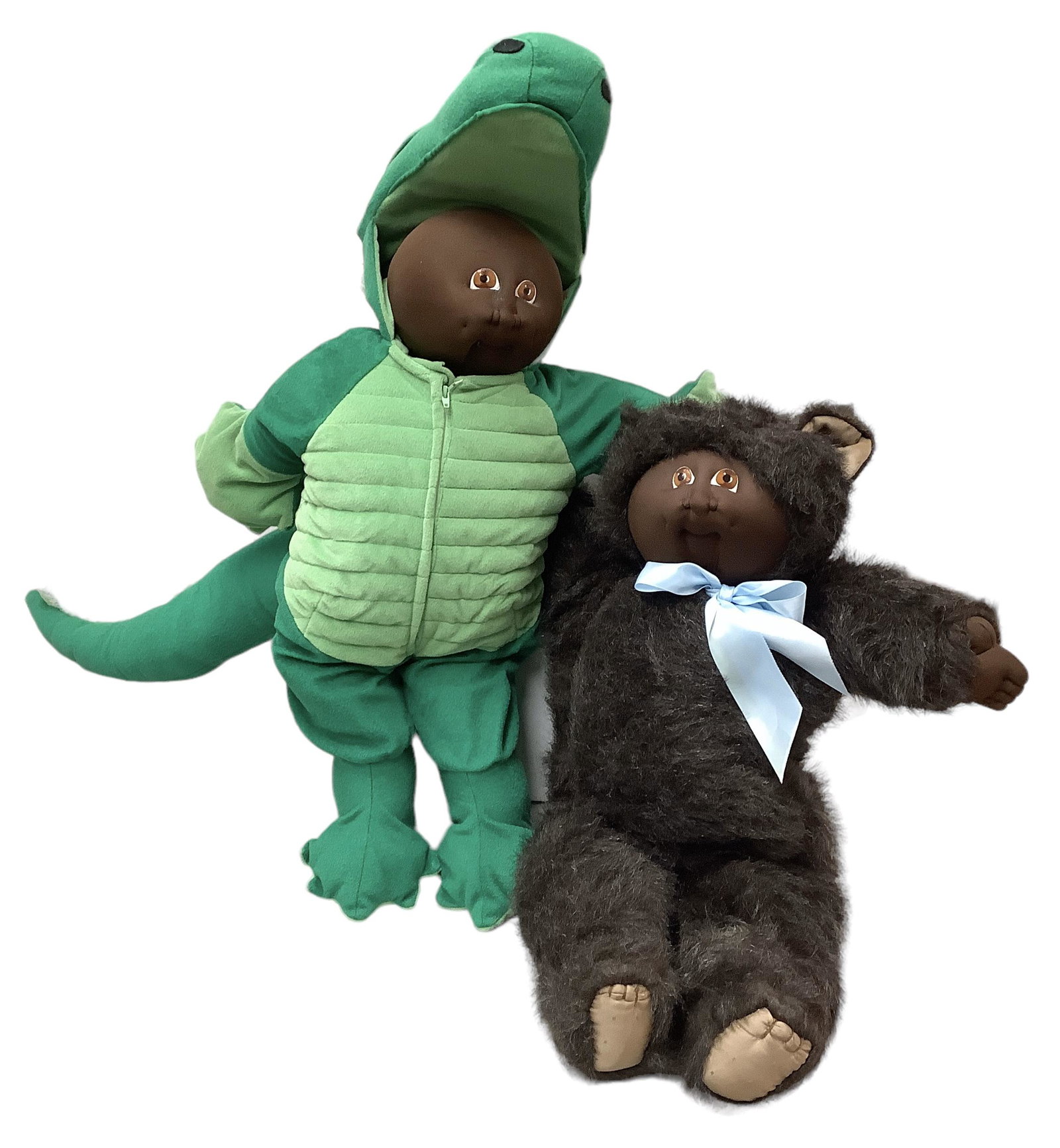 Cabbage Patch Kids: Cabbage Patch Kids 1990/91 Benjamin Clyde KPA 21/124 w/ birth certificate 1991 ìAfeed Meî CPD Onyx alligator girl w/ birth certificate
