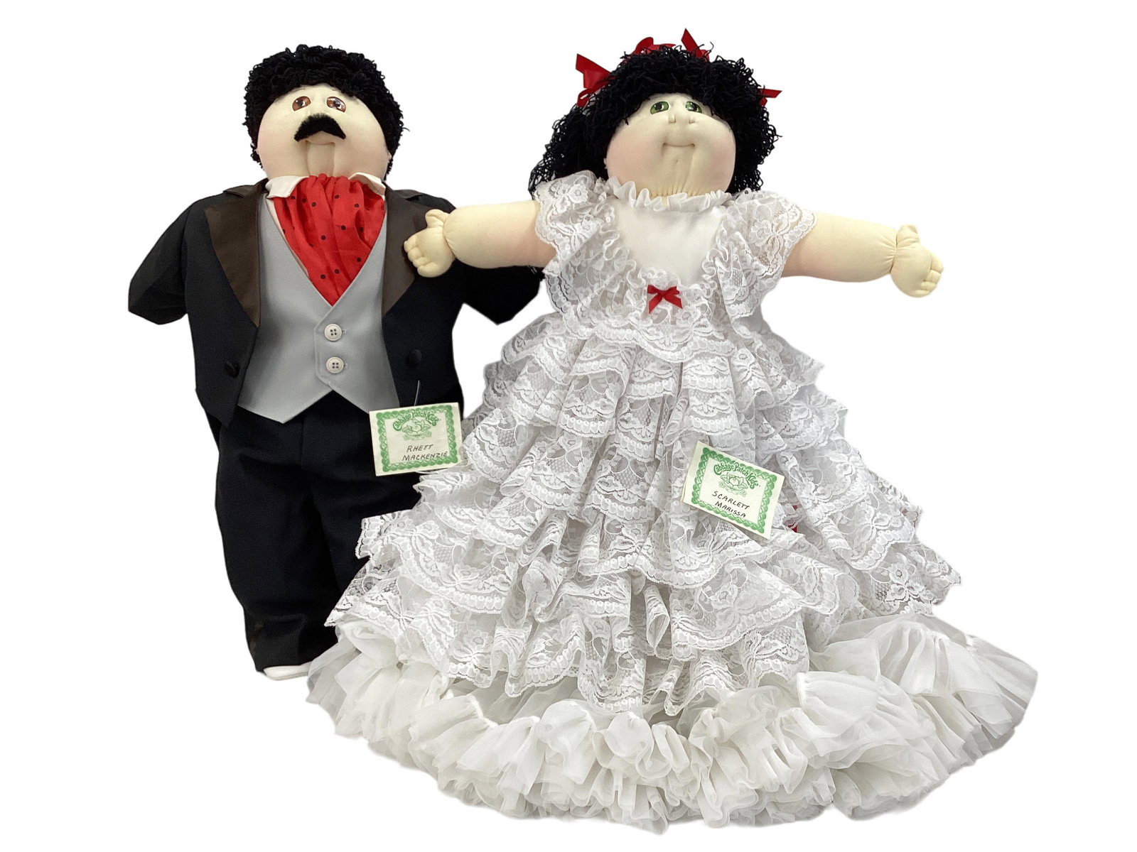 Two Cabbage Patch Kids Jade Edition dolls from The 1989 Southern Elegance Kids (1 of 5)