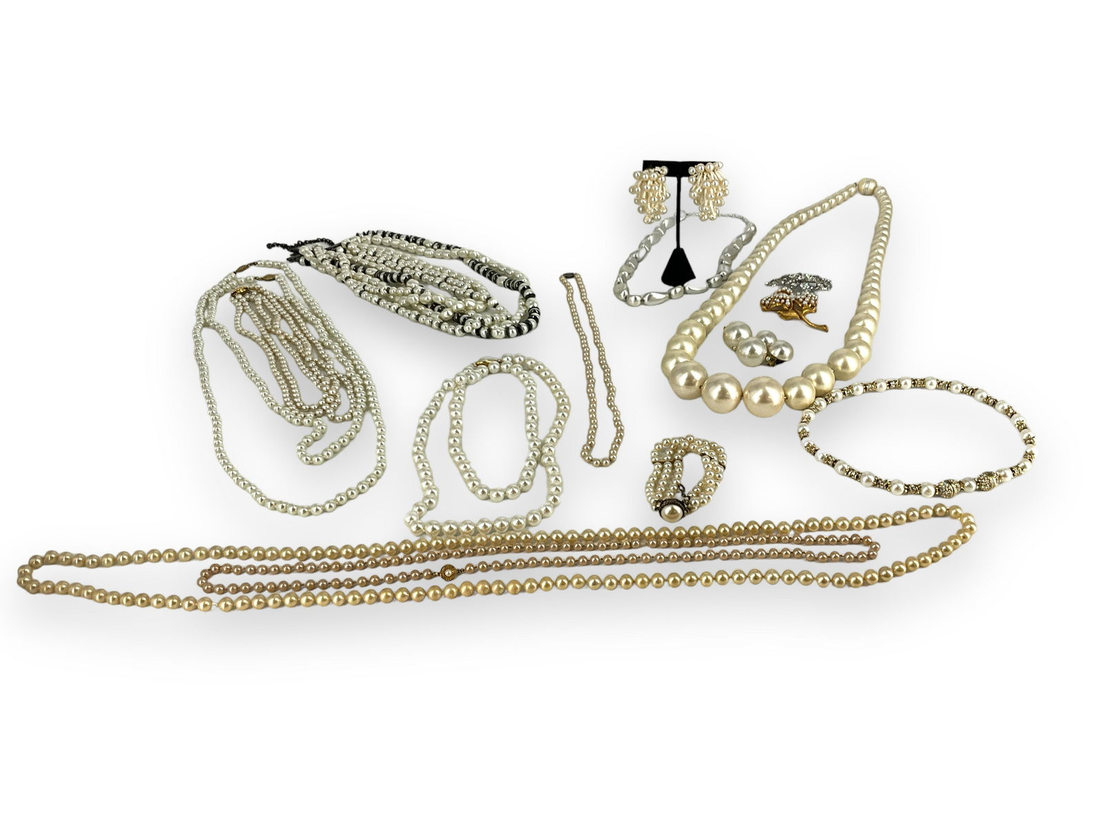 Pretty Pearl Costume Jewelry Lot (1 of 5)