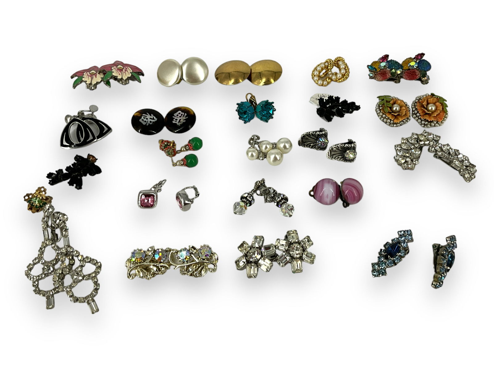 Clip Back Vintage Earring Collection, Weiss and Beau Jewels Included (1 of 4)
