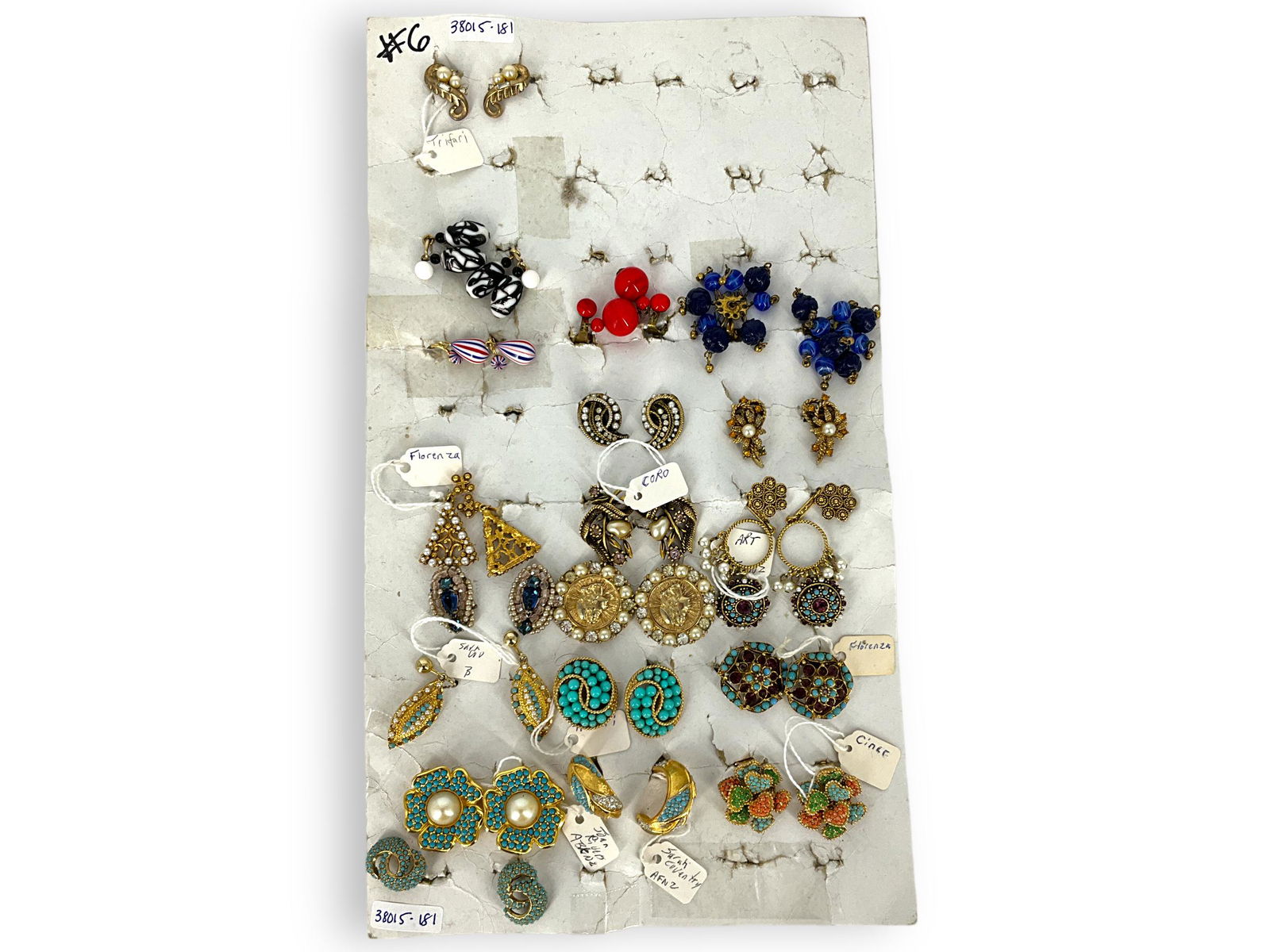 Multiple Pairs Vintage Clip Earrings, Some Signed, #6 (1 of 8)