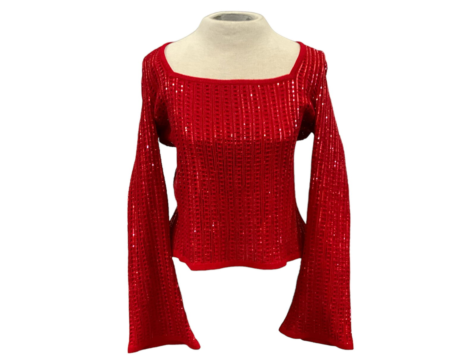 St. John Evening Knitted Crop Top (1 of 4)