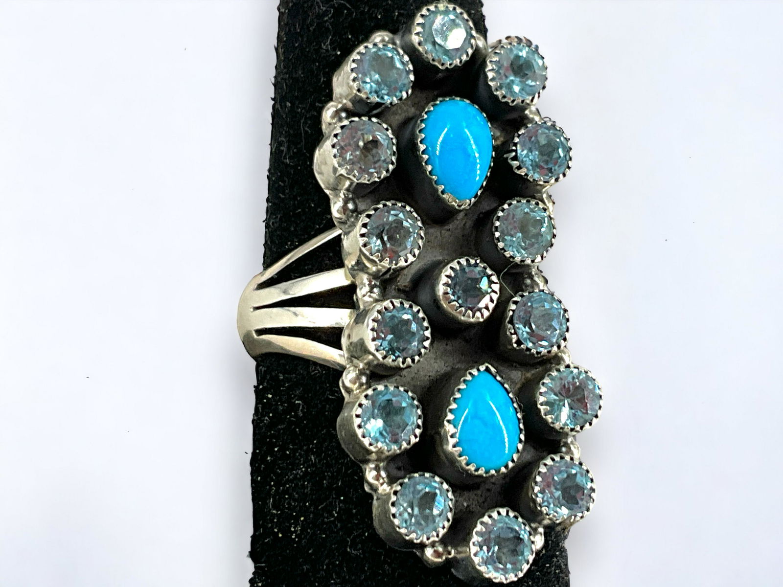 Modern Southwestern Style Sterling Ring (1 of 3)