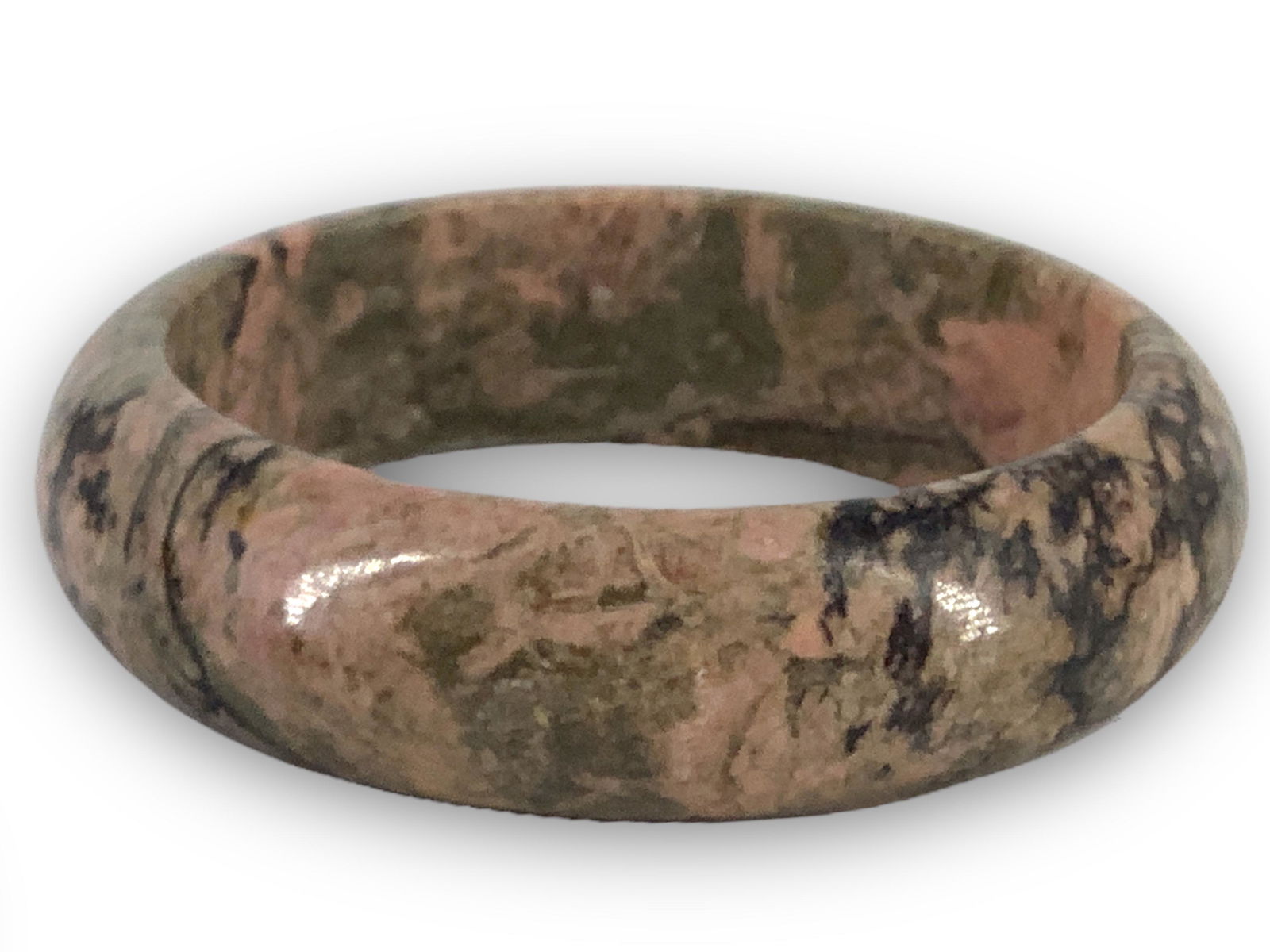 Rhodonite Stone Bangle (1 of 4)