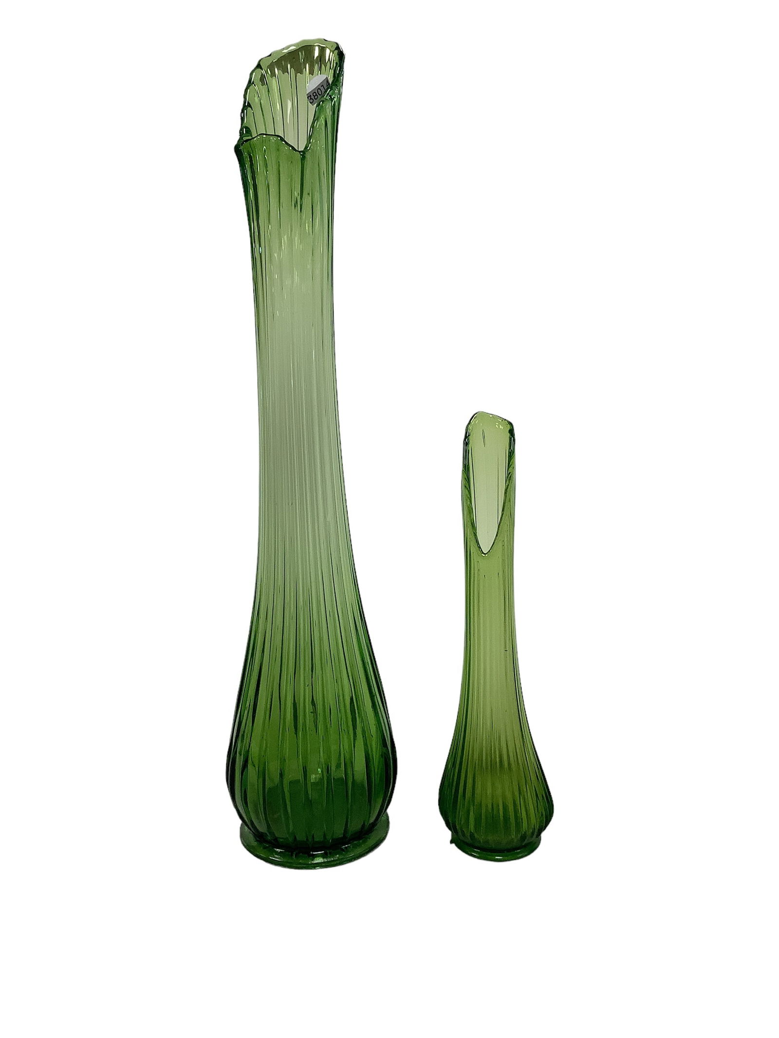 Set of two Green Vases (1 of 1)