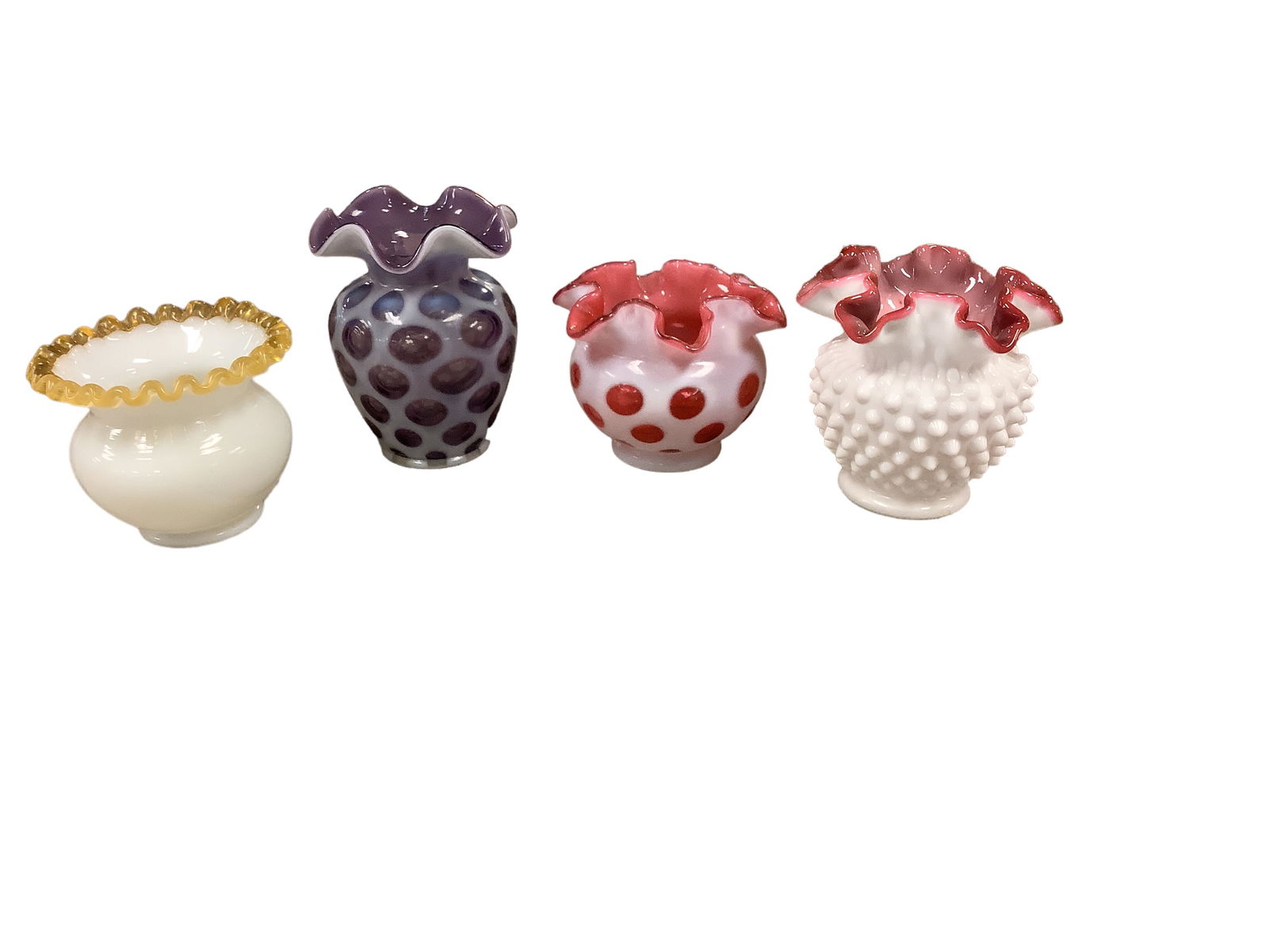 Ruffled Edge Fenton Vases (1 of 1)