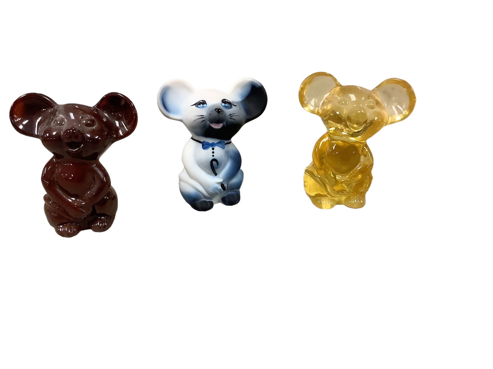 Fenton Art Glass Mice (1 of 2)