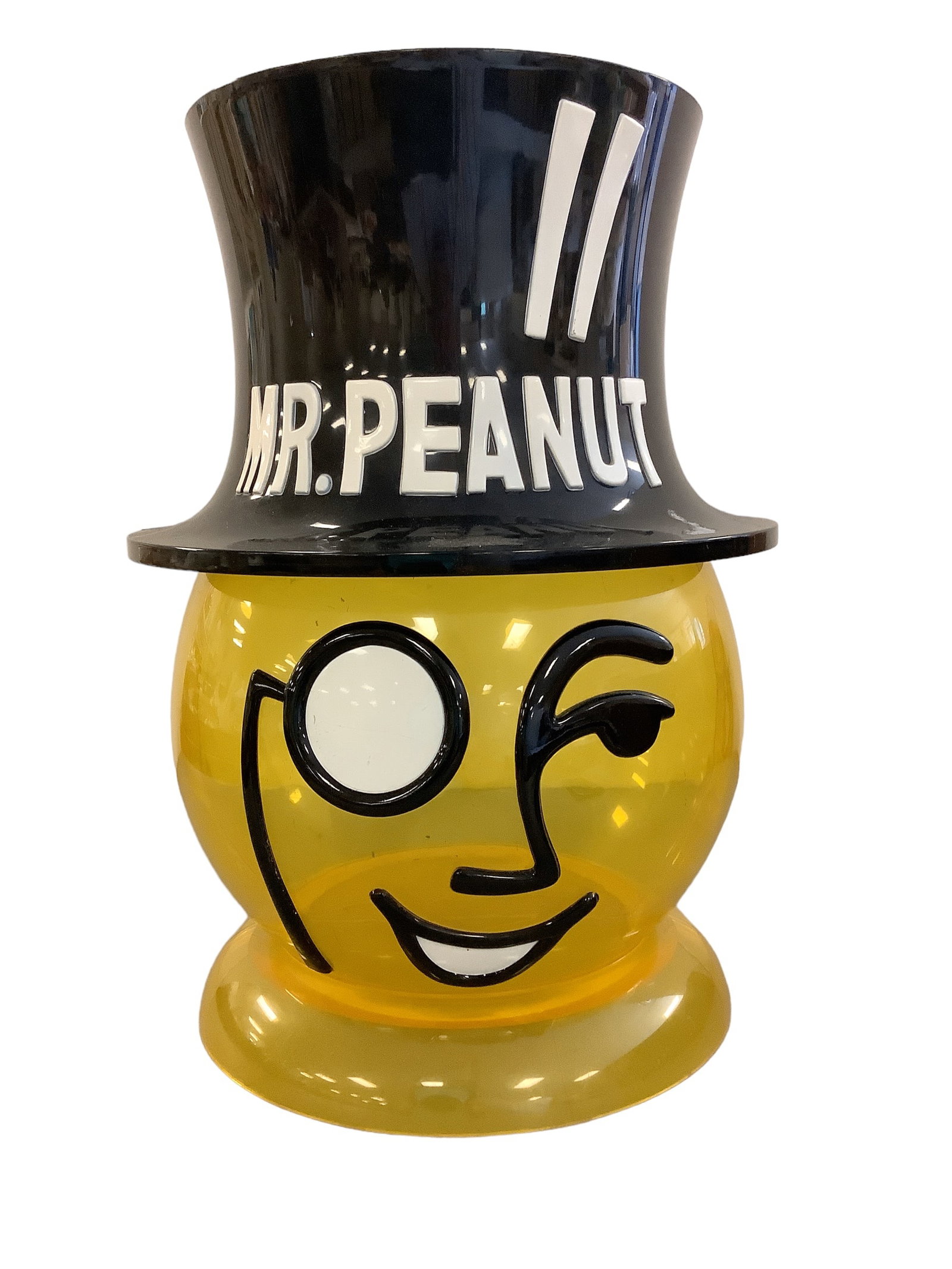 Plastic Mr. Peanut Open-Top Container (1 of 1)