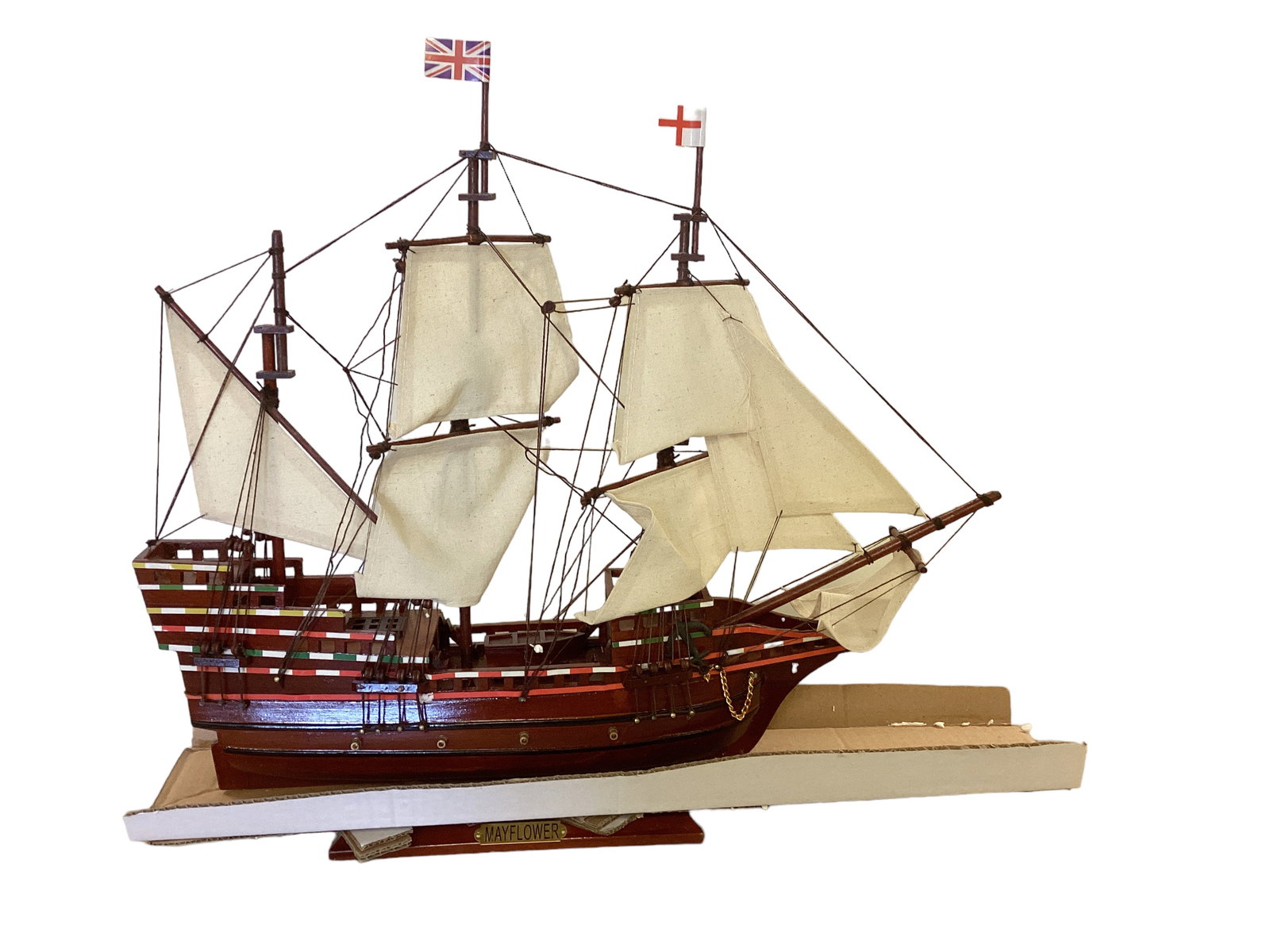 Wooden Sailing Ship Model THE MAYFLOWER (1 of 2)