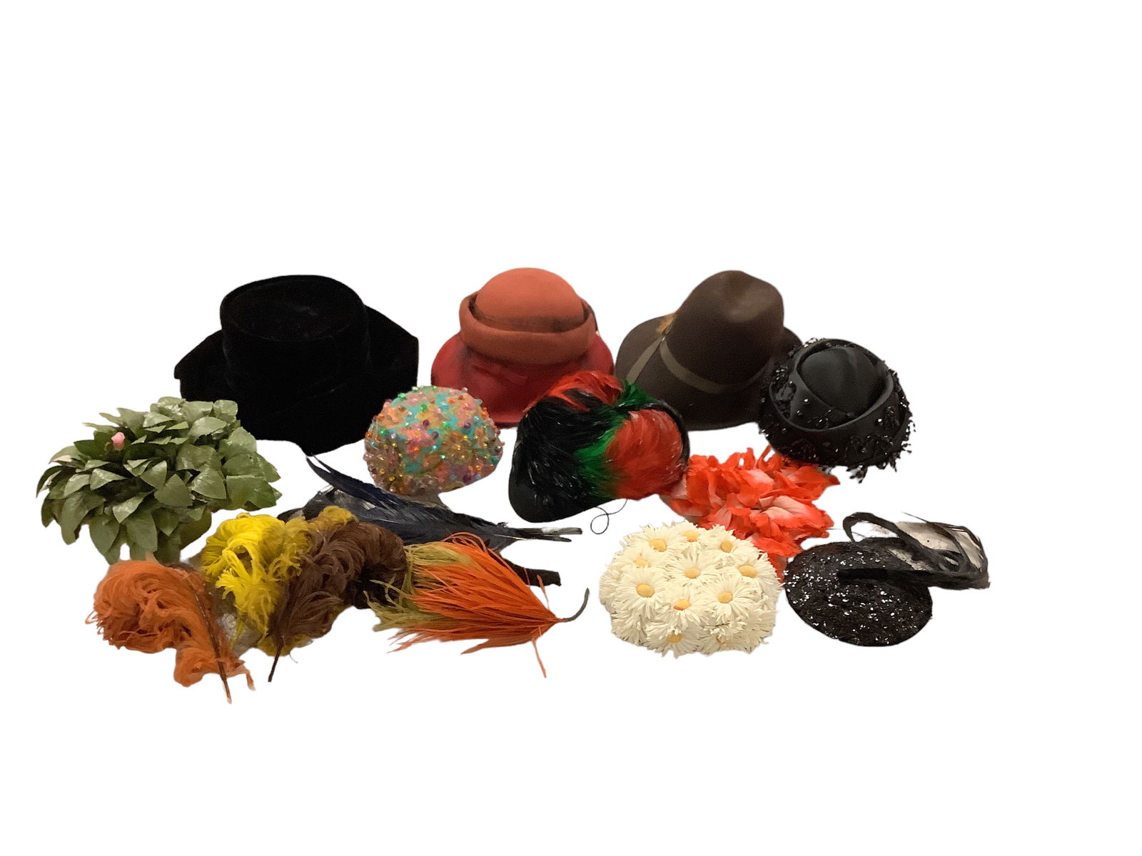 Vintage Womenís Hats & Feather Accessories (1 of 1)