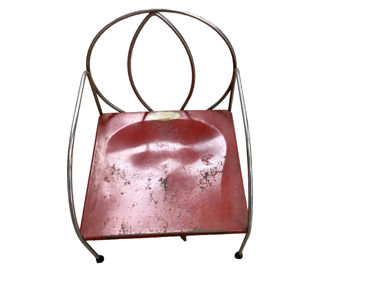 Vintage Metal ìJack-N-Jill Kiddie Chairî: Vintage Metal ìJack-N-Jill Kiddie Chairî 10îW x 10îL x 12.75îH