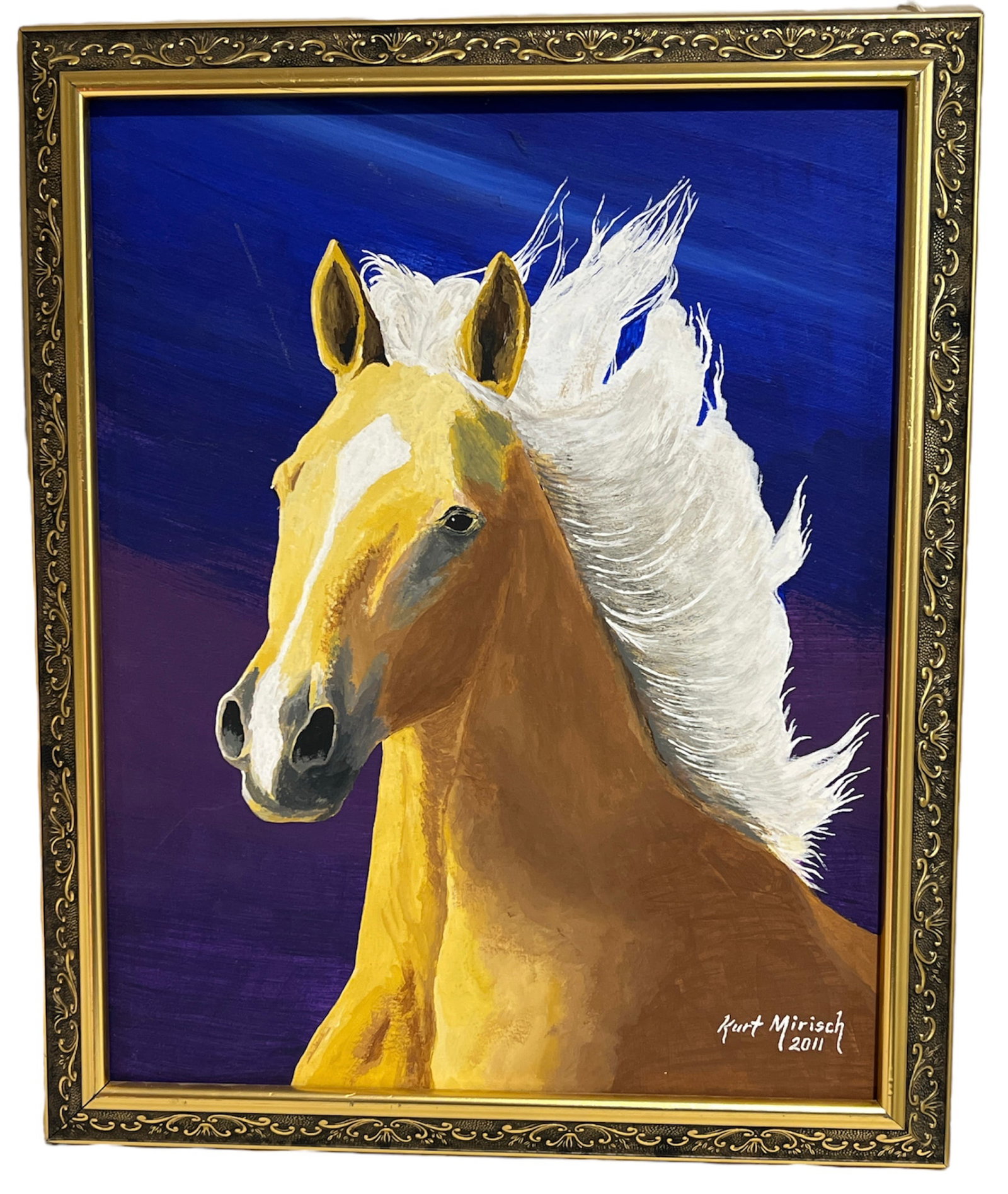 Kurt Mirisch, 2011, "My Pal", Oil on Board, 22 1/2 x 18 1/2 in. (57.2 x 47 cm.): Kurt Mirisch 2011 "My Pal" Oil on Board 22 1/2 x 18 1/2 in. (57.2 x 47 cm.)