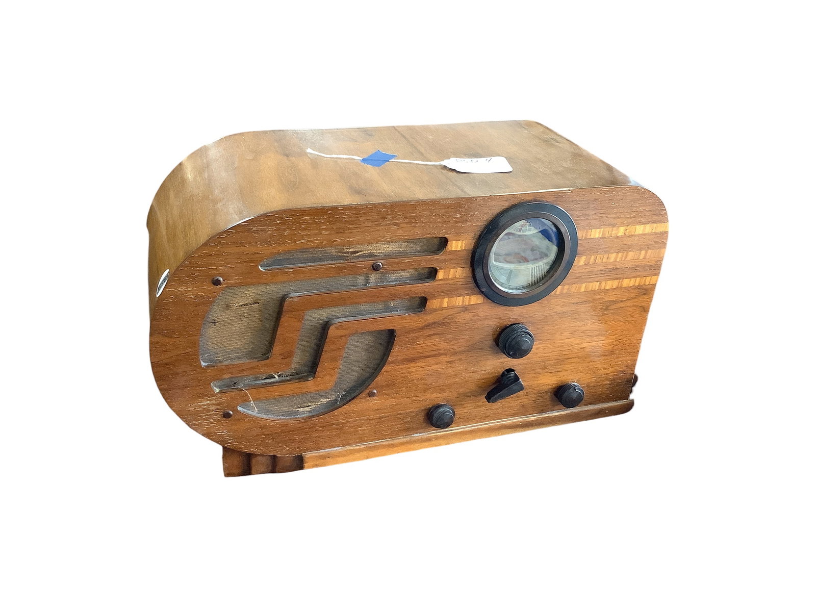 Philco Wood Cased Tube Radio: Philco Wood Cased Tube Radio The dial light lights up but the tubes donít. It measures 20î L x 11 1/2î H x 9î.
