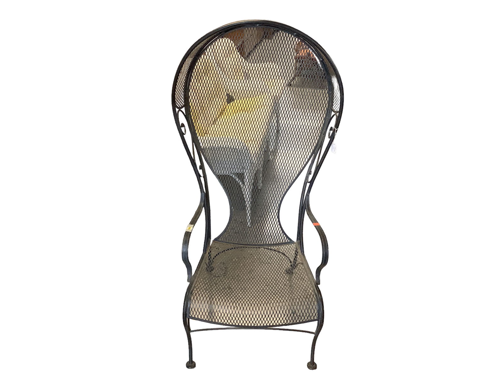 Mid Century Modern Wrought Iron Canopy Chair (1 of 1)