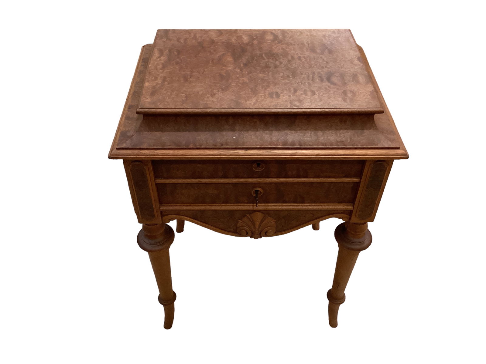 Unique Oak Sectioned Sewing Cabinet: Unique Oak Sectioned Sewing Cabinet It measures 23î W x 18î D x 31î H. There are different sections to put sewing notions or anything else you want to use the cabinet for ( see photos )