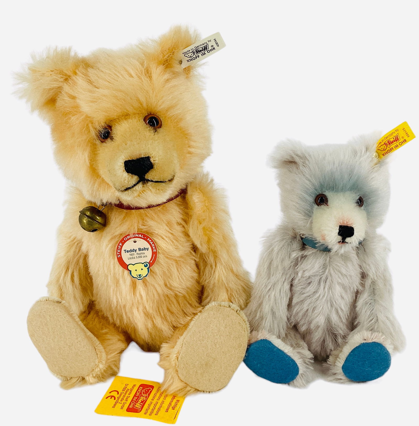 (2) Steiff "Teddy Baby" bears. (1 of 4)