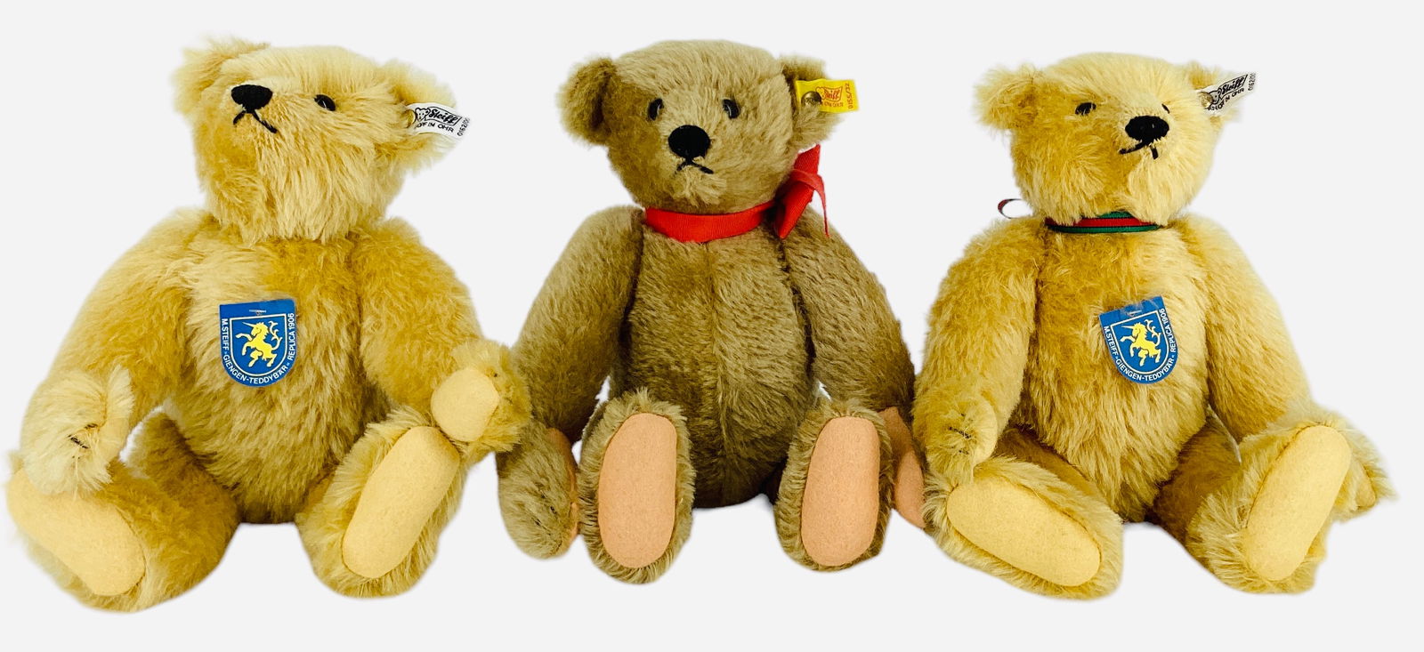(3) Steiff Teddy Bears. (1 of 2)